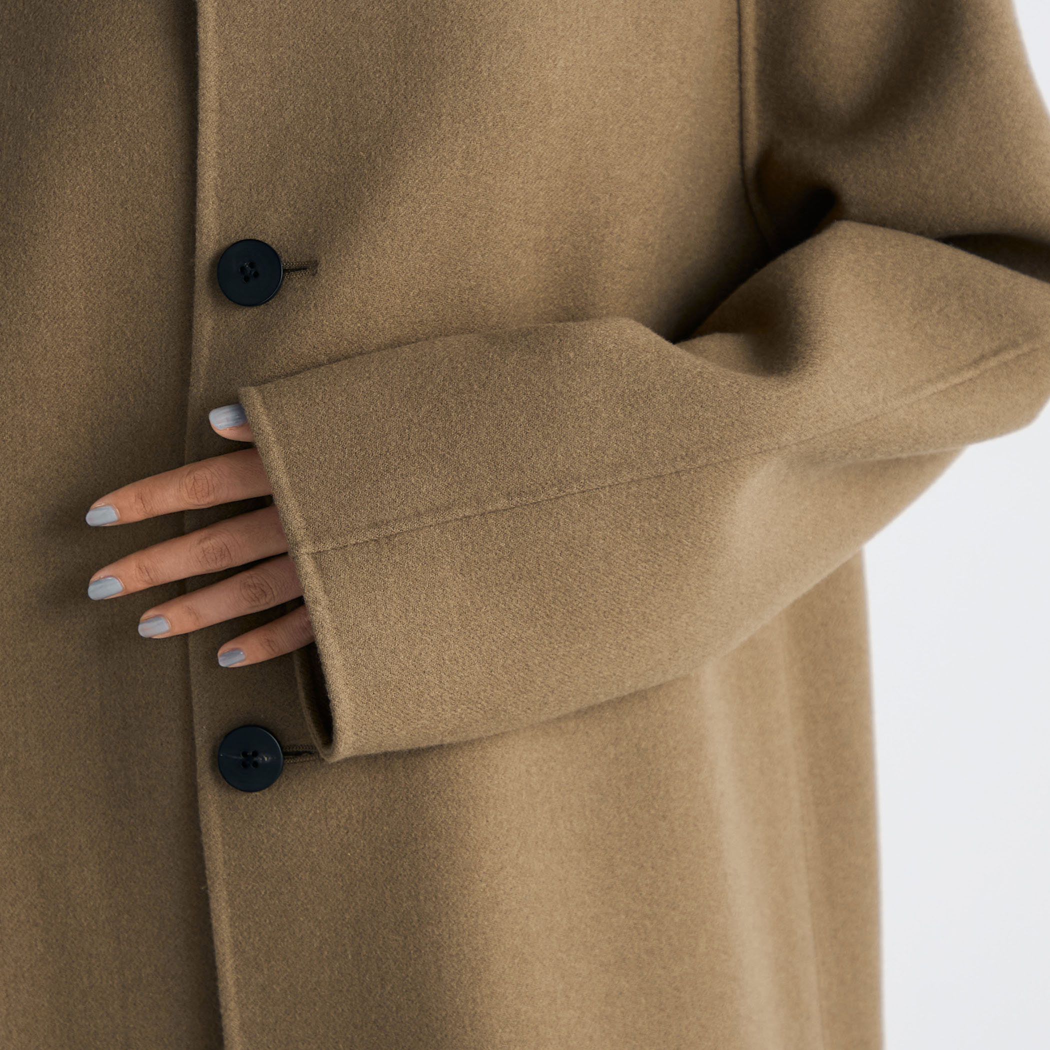 極美品✴︎KITON カシミヤ100 フォックスファー　ダブルフェイスロングコート 送料無料】ダブルフェイスカシミヤ ロングコート（JF008755