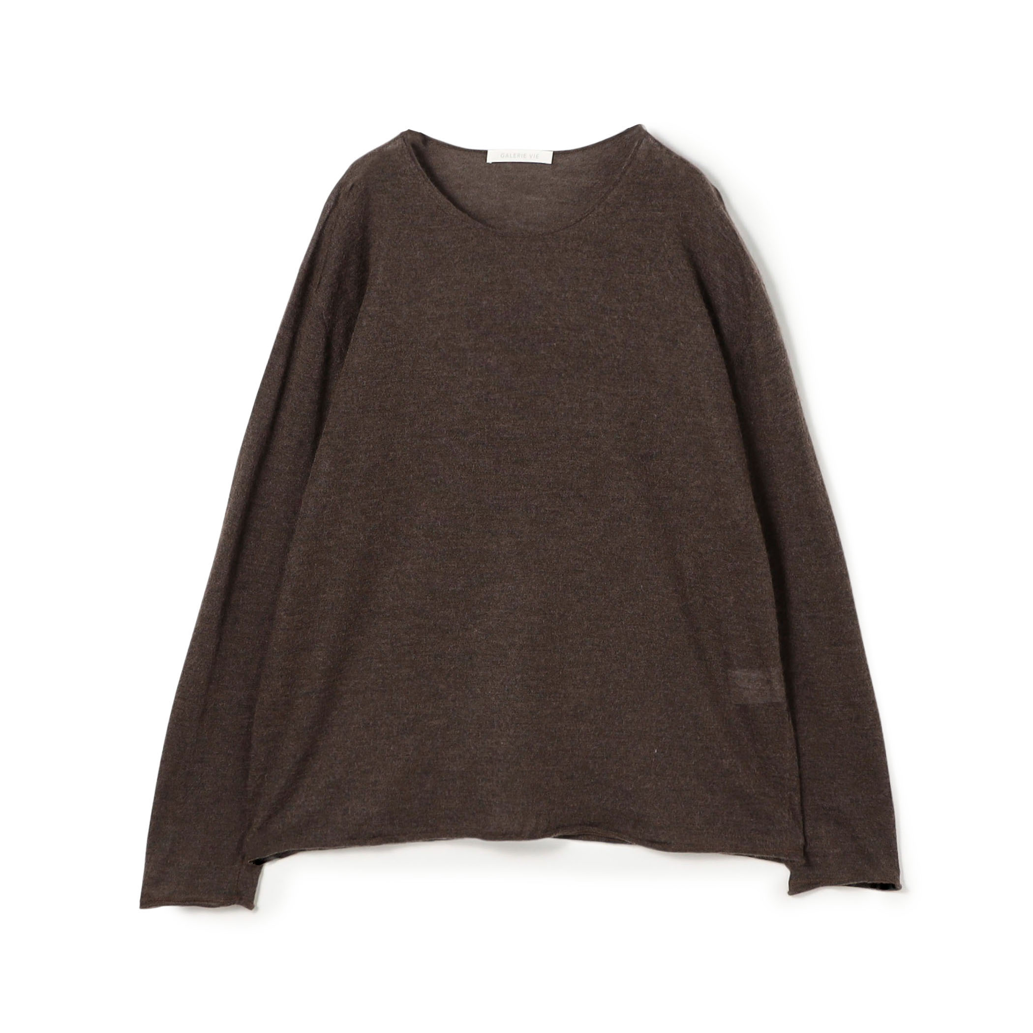 ■カシミヤシルク クルーネックプルオーバー