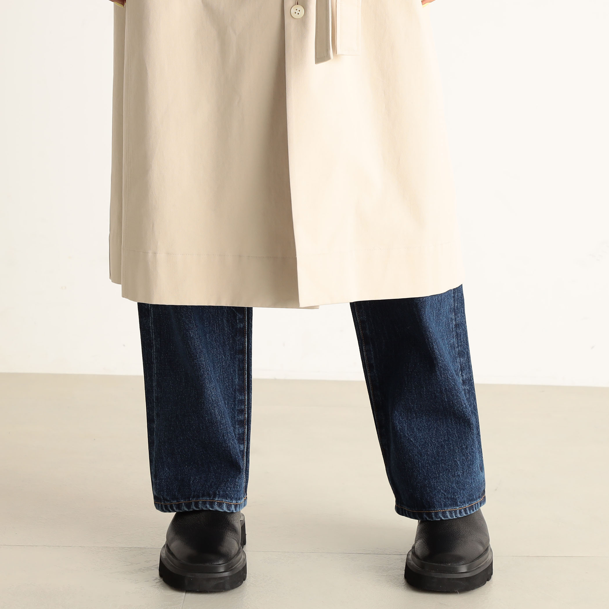 【Marine Serre】関税送料込 ファインリブ Tシャツ ワンピース ハーフジップニットワンピース[IT47-26A010]｜URBAN RESEARCH