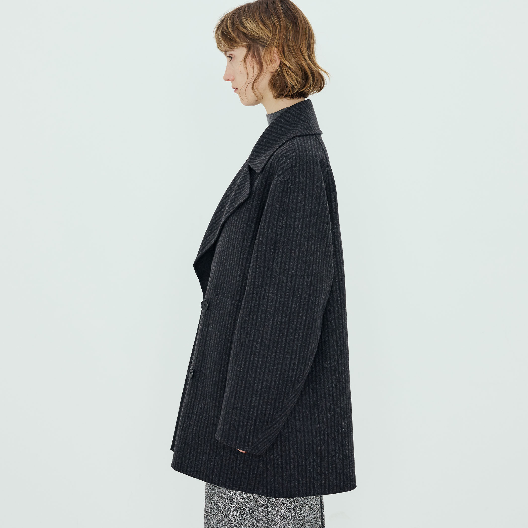 ウールダブルフェイス ピーコート｜トゥモローランド 公式通販