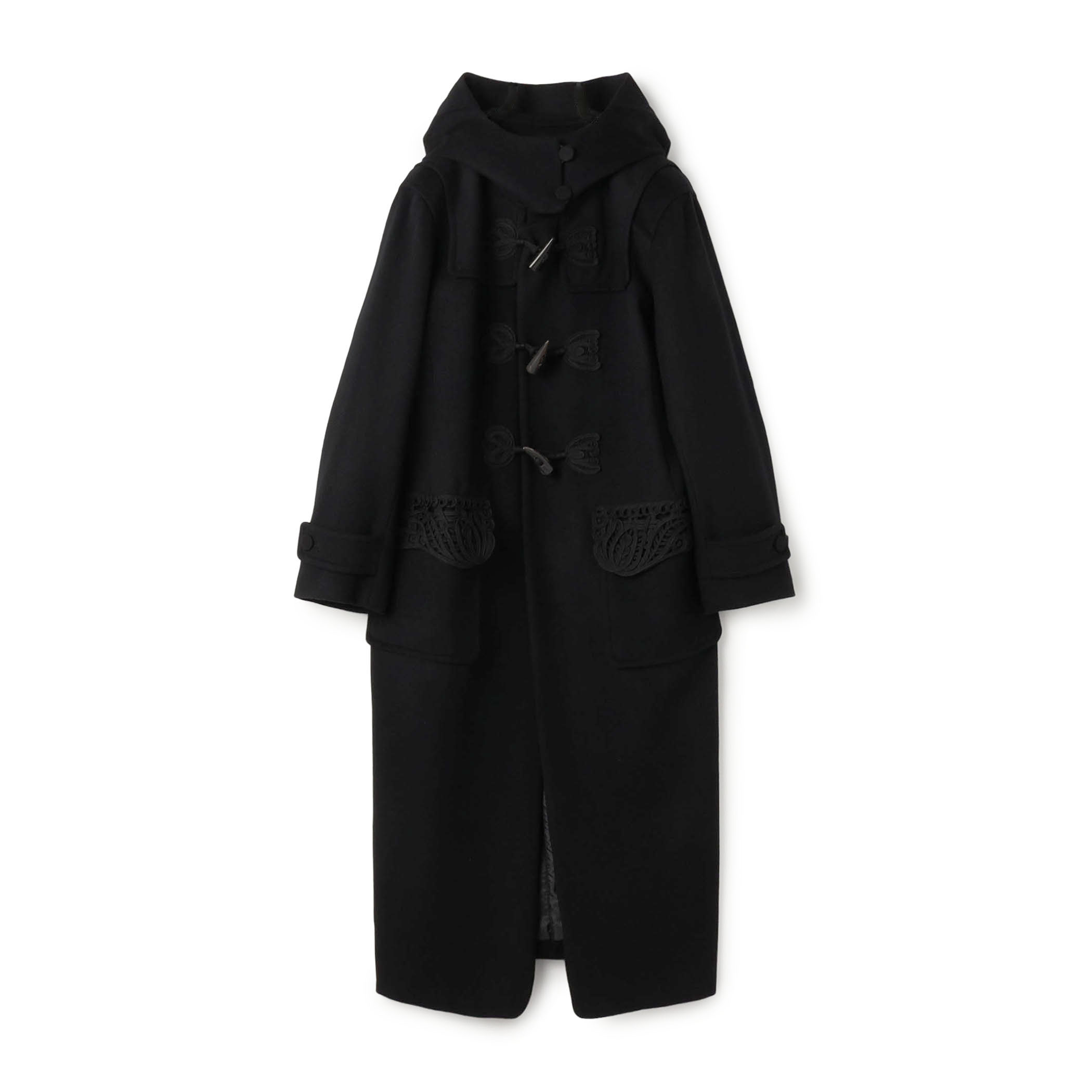 Mame Kurogouchi Cording Embroidery Duffle Coat エンブロイダリー ダッフルコート