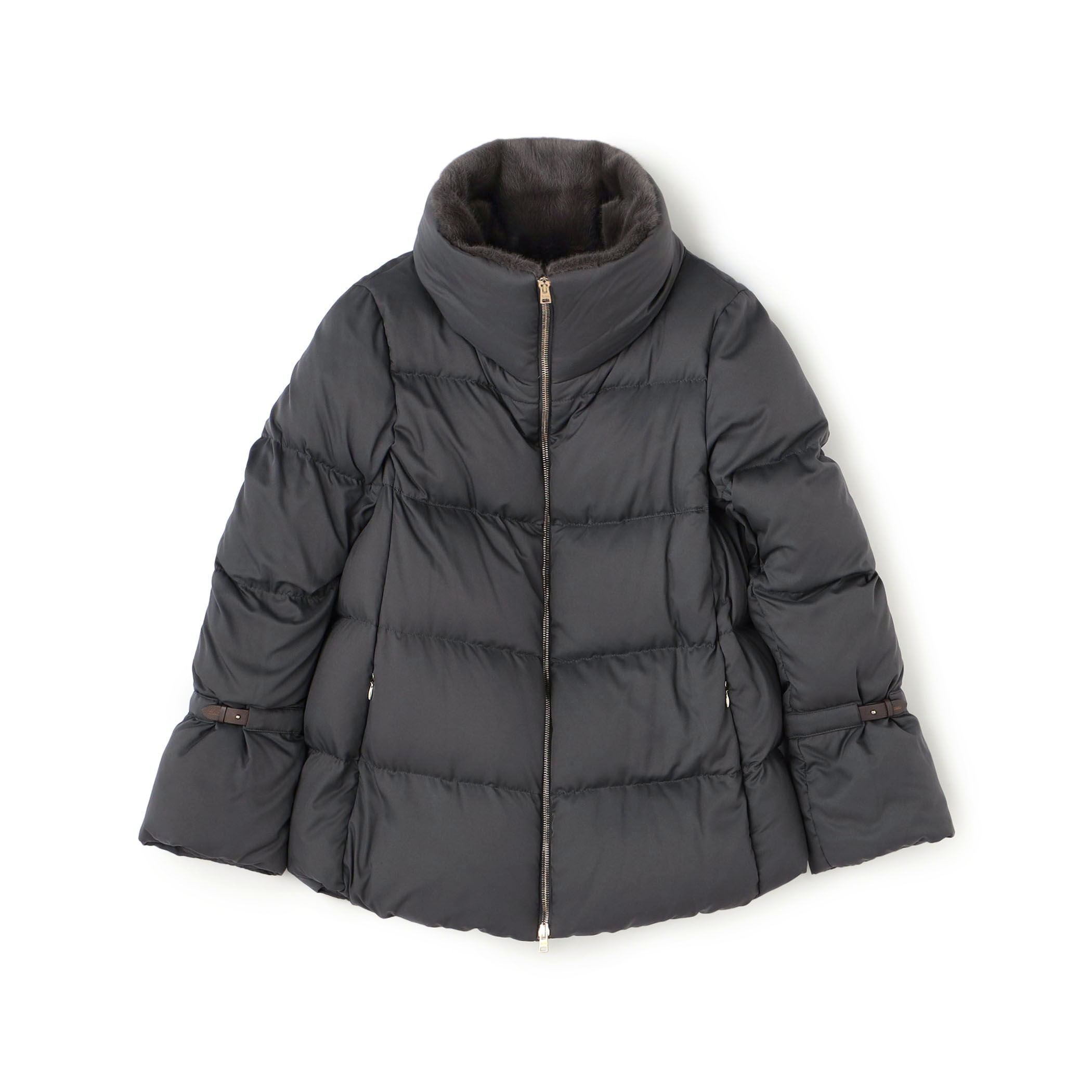 【別注】HERNO MAIN ワイドカラー ダウンコート