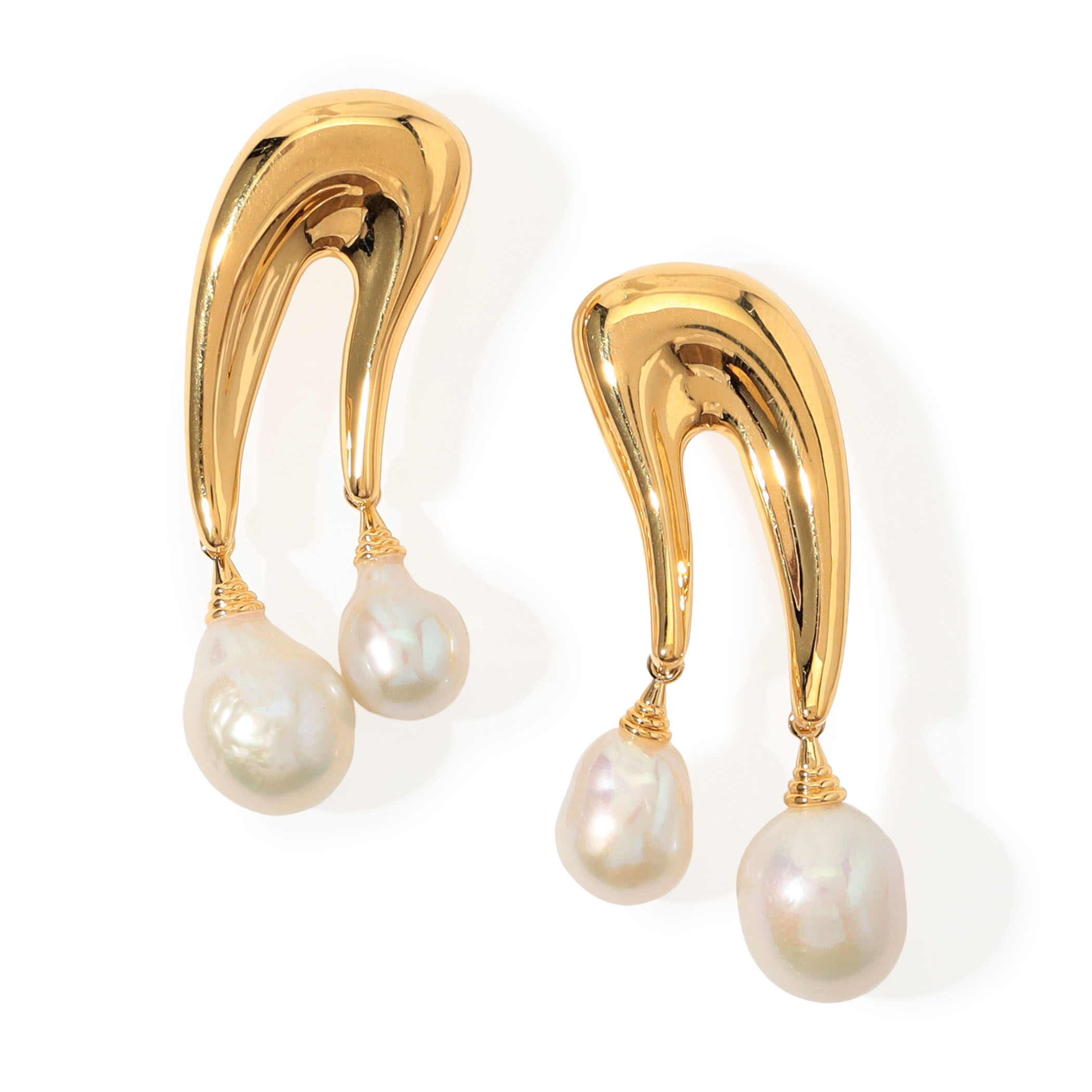Lizzie Fortunato SCULPTURA パール ピアス