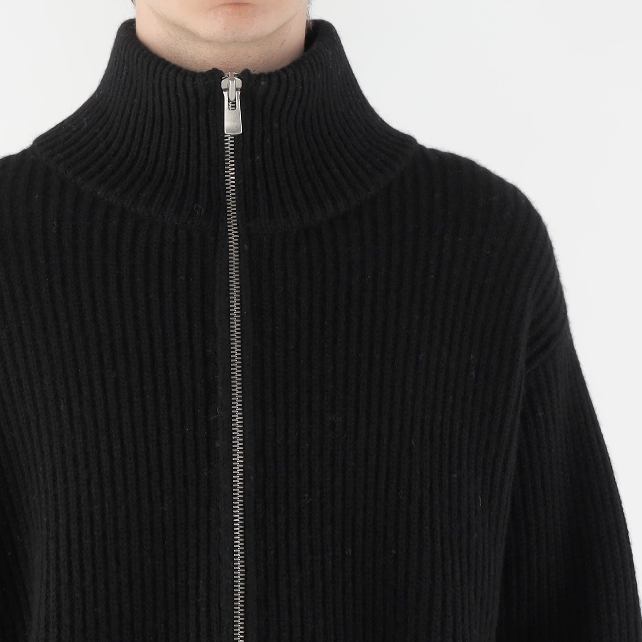 ギャルリーヴィー ファインウール ジップアップ ブルゾン ニットジャケット ギャルリーヴィー ファインウール ジップアップ ブルゾン ニット