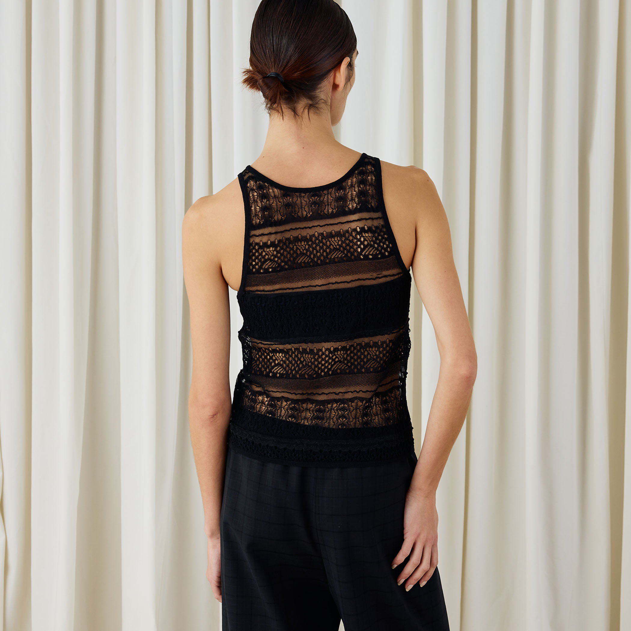 【DES PRES】レースステッチ タンクトップ TOMORROWLAND｜レースステッチ タンクトップ | Rakuten Fashion