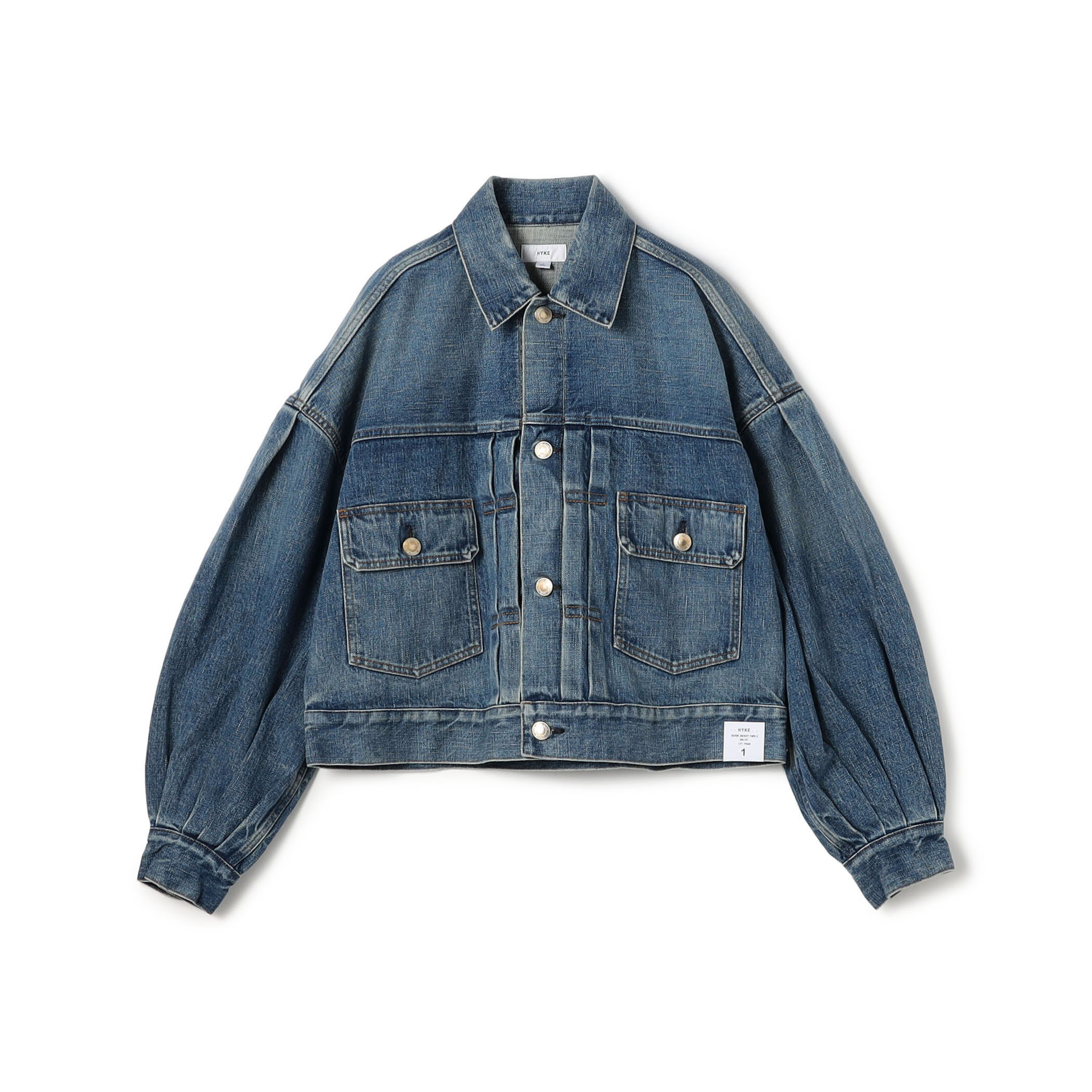 HYKE BALLOON SLV DENIM JK TYPE2 デニムジャケット