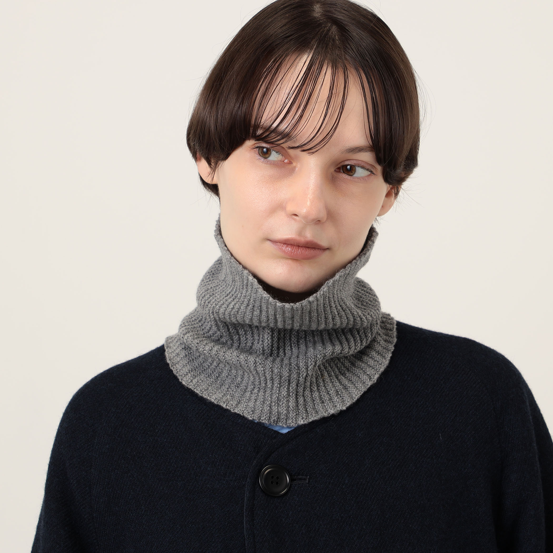 KIJIMA TAKAYUKI CASHMERE KNIT ネックウォーマー｜トゥモローランド