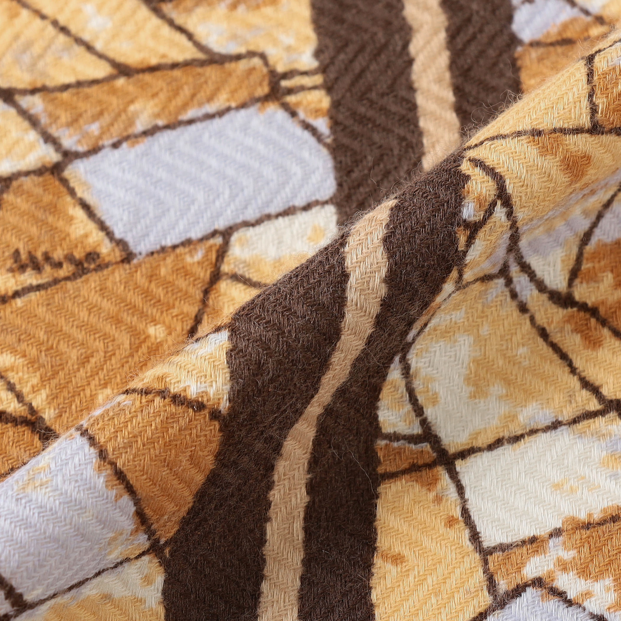 別注】manipuri MOSAIC PALACE ウールシルク スカーフ