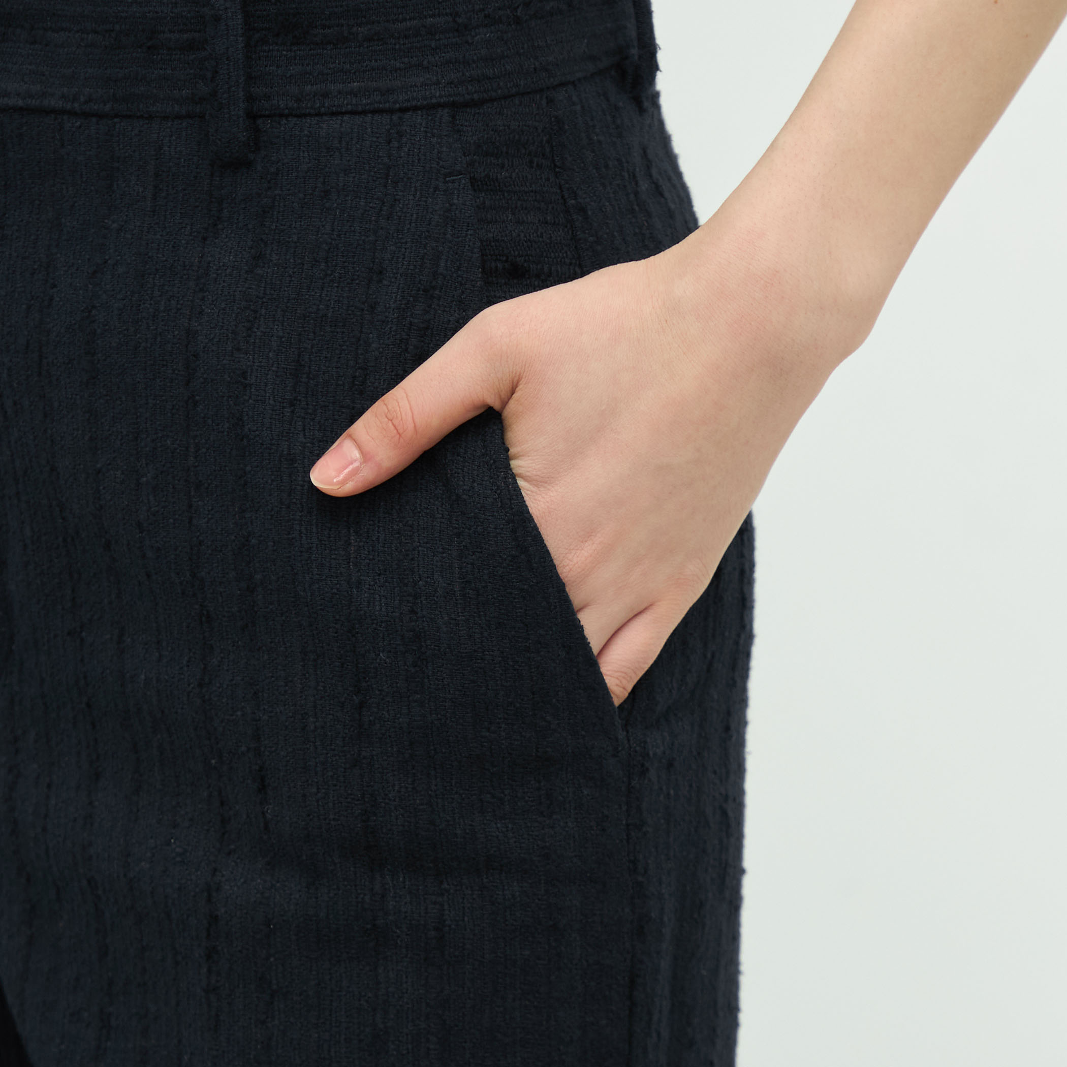 スラブツイード フリンジパンツ｜トゥモローランド 公式通販