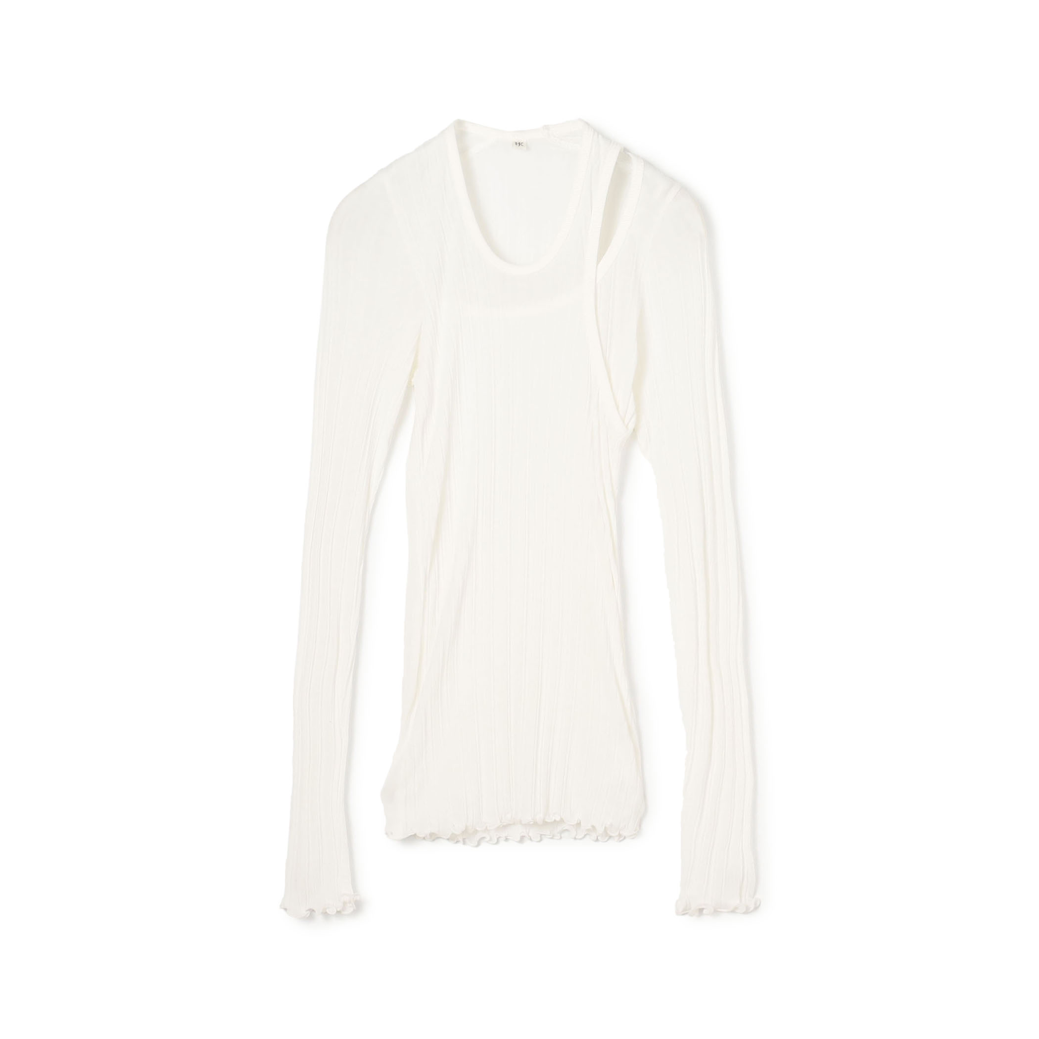 HAKUJI レイヤードロングスリーブプルオーバー