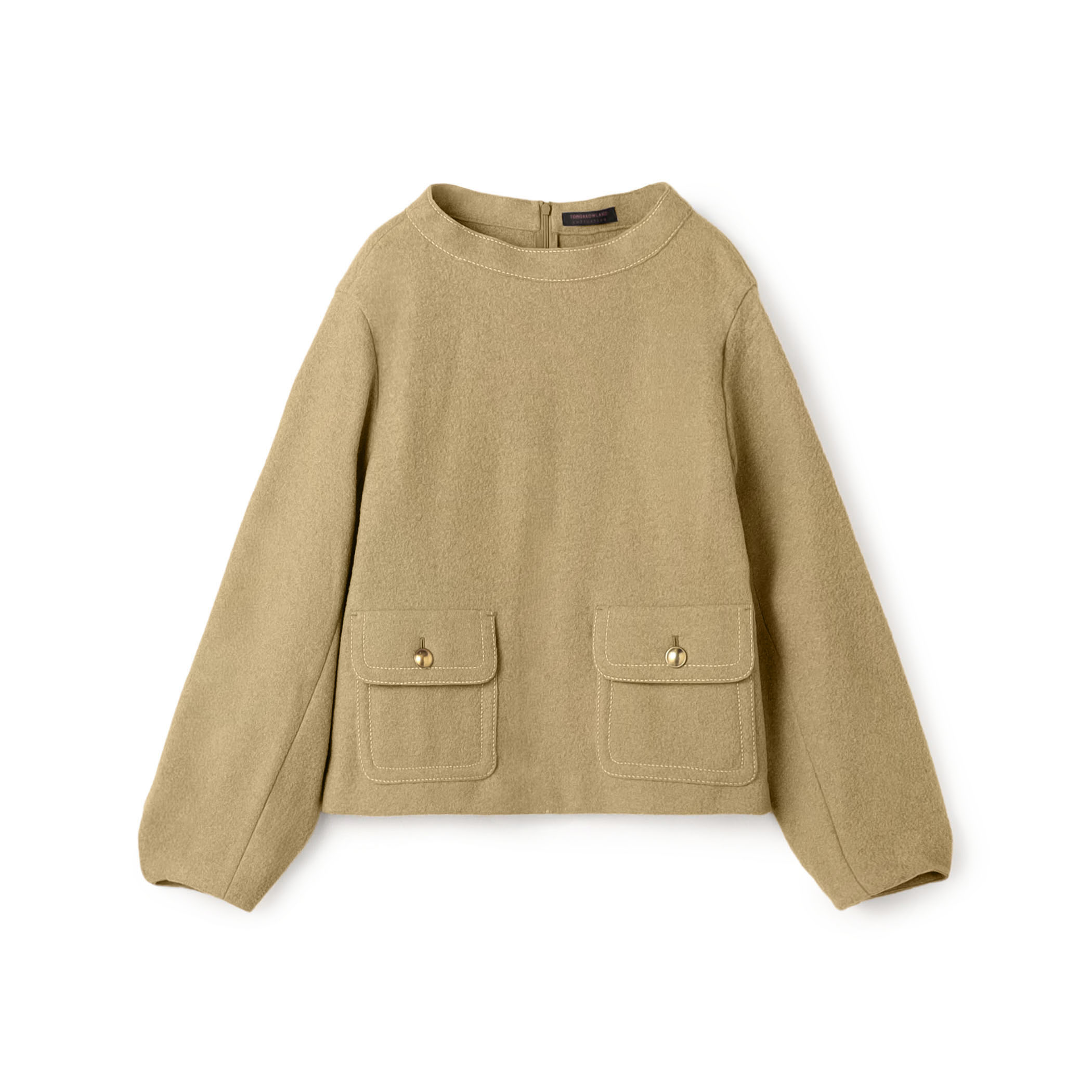 ブークレーニット オフネックプルオーバー