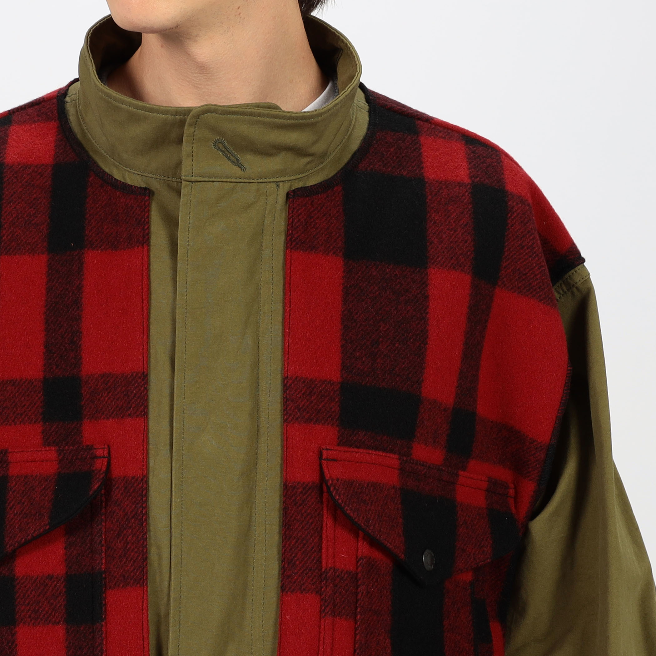 JUNYA WATANABE MAN × FILSON パッチワークコート