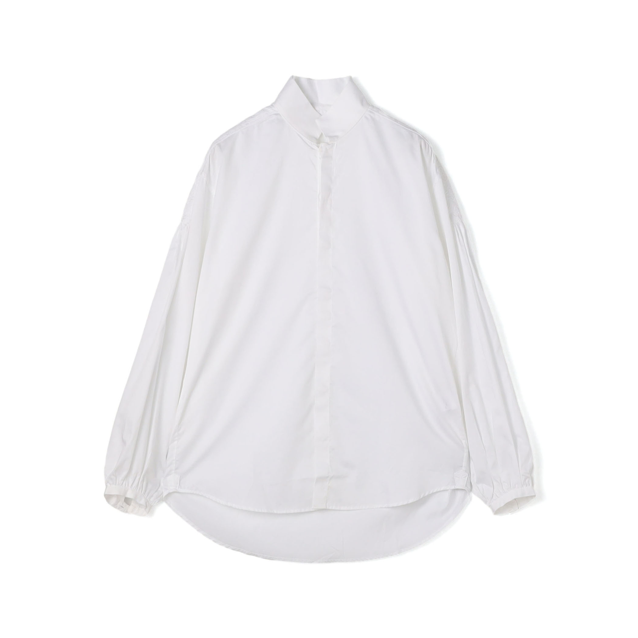 BOURRIENNE POETESSE スタンドカラーシャツ