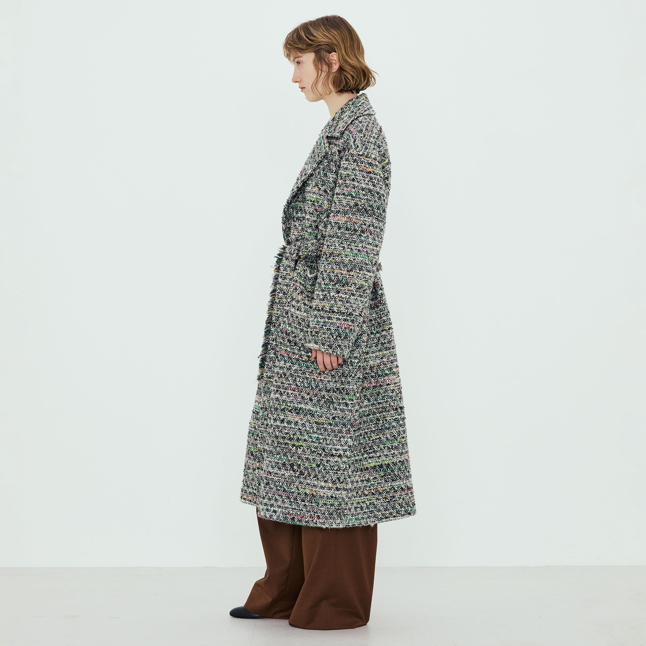 ツイード ローブコート｜トゥモローランド 公式通販