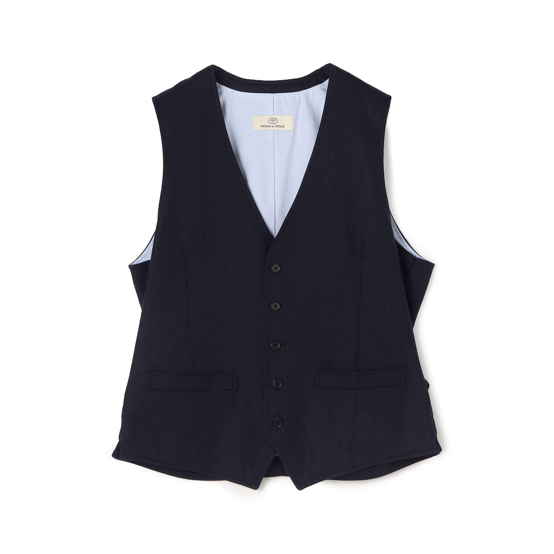 ウールフランネル 5Bベスト FOX FLANNEL