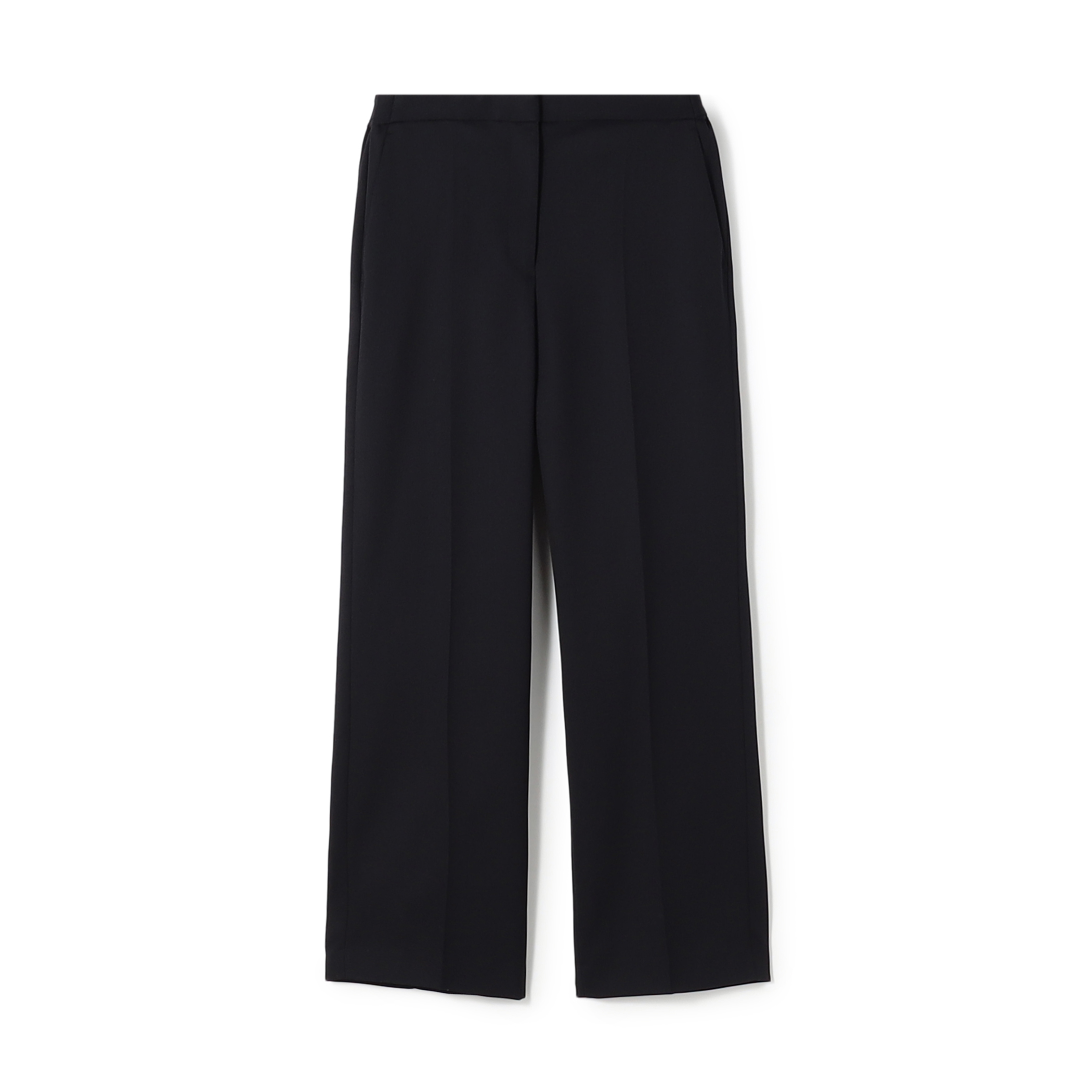 ポリエステルウールバラシャ セミワイドパンツ