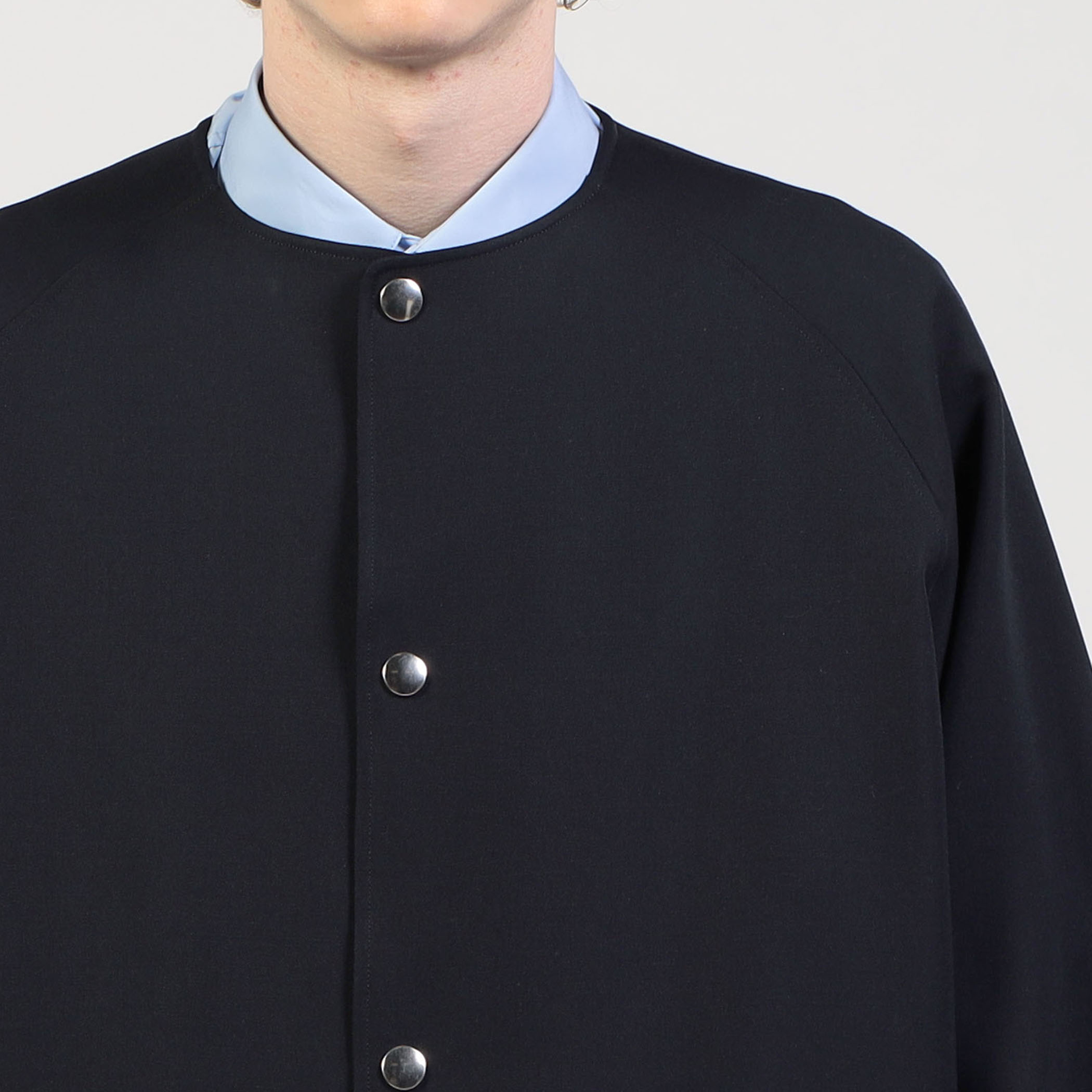 THE RERACS 22ss collarless jacket 低価格で大人気の www