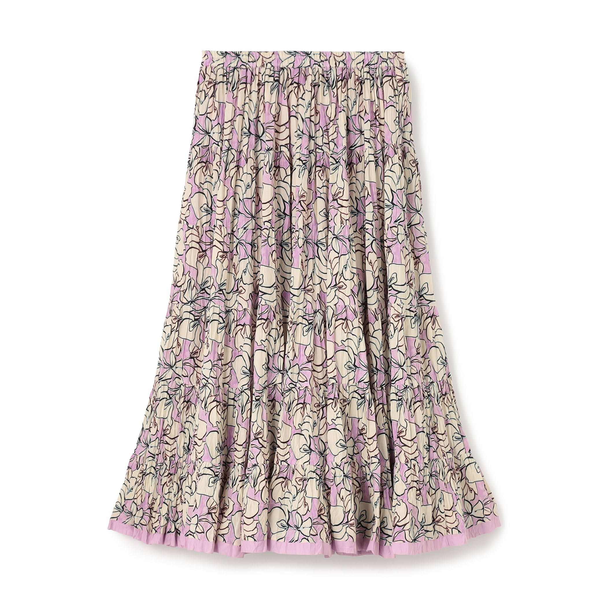 【WEB先行予約・別注】MARIHA Flower Poem 草原の虹のスカート