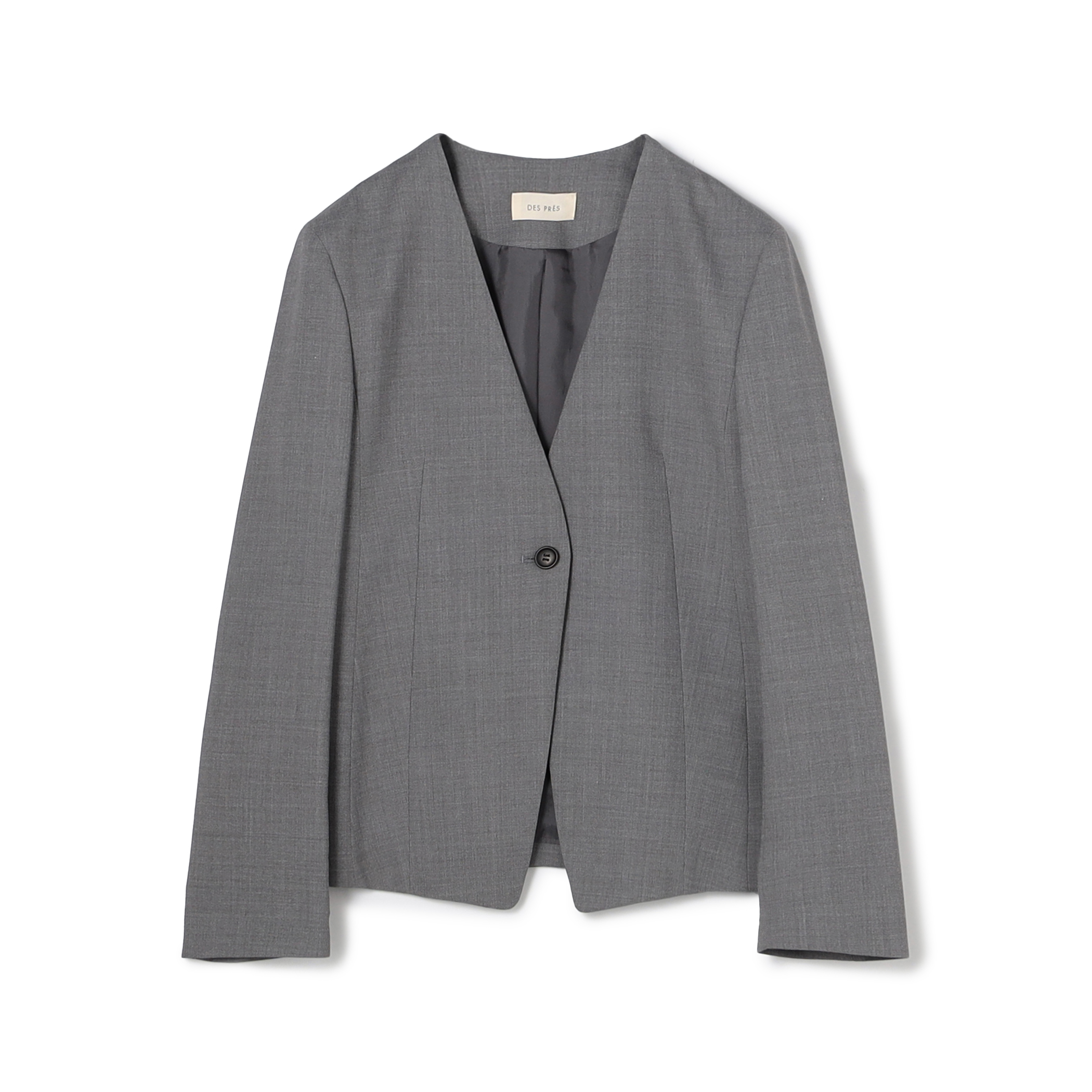 ポリエステルウールバラシャ Vカラージャケット