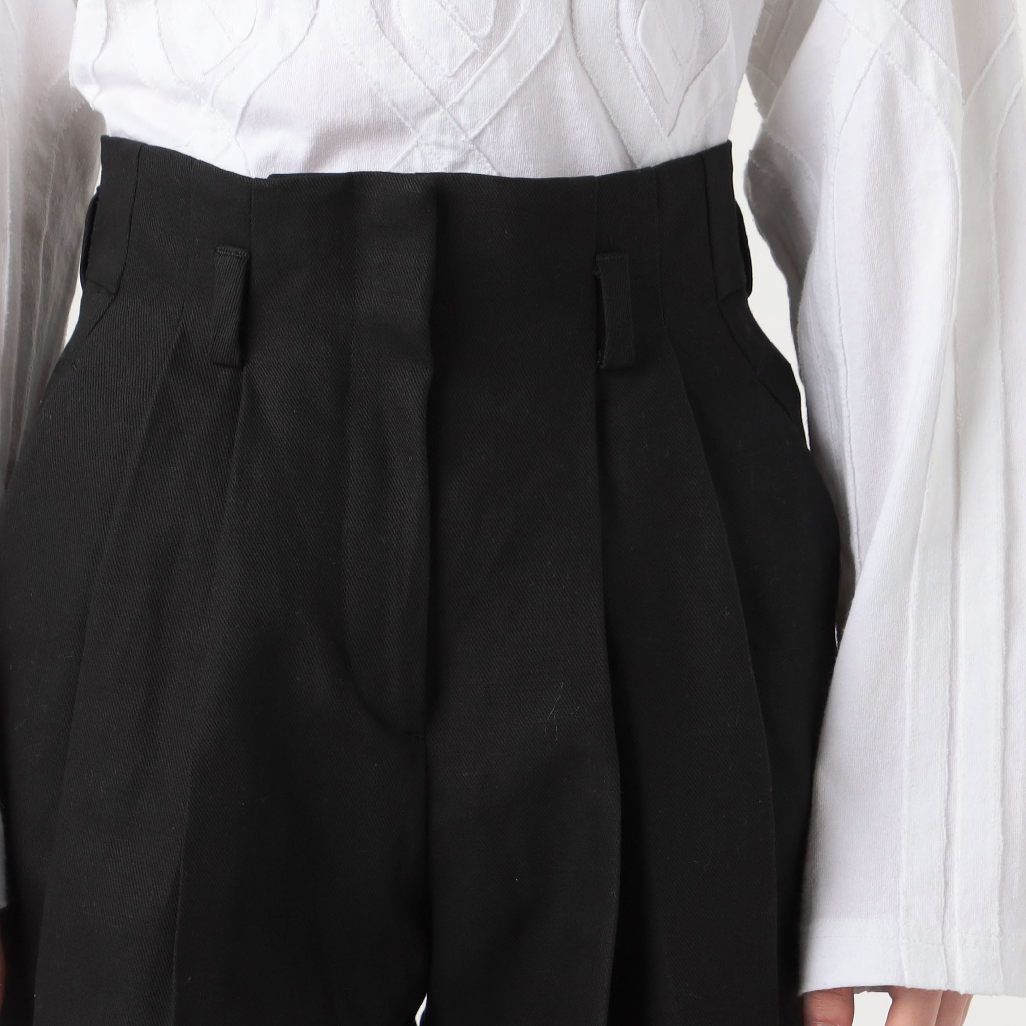 Mame Kurogouchi Cotton Linen Twill Wide Trousers ワイドパンツ