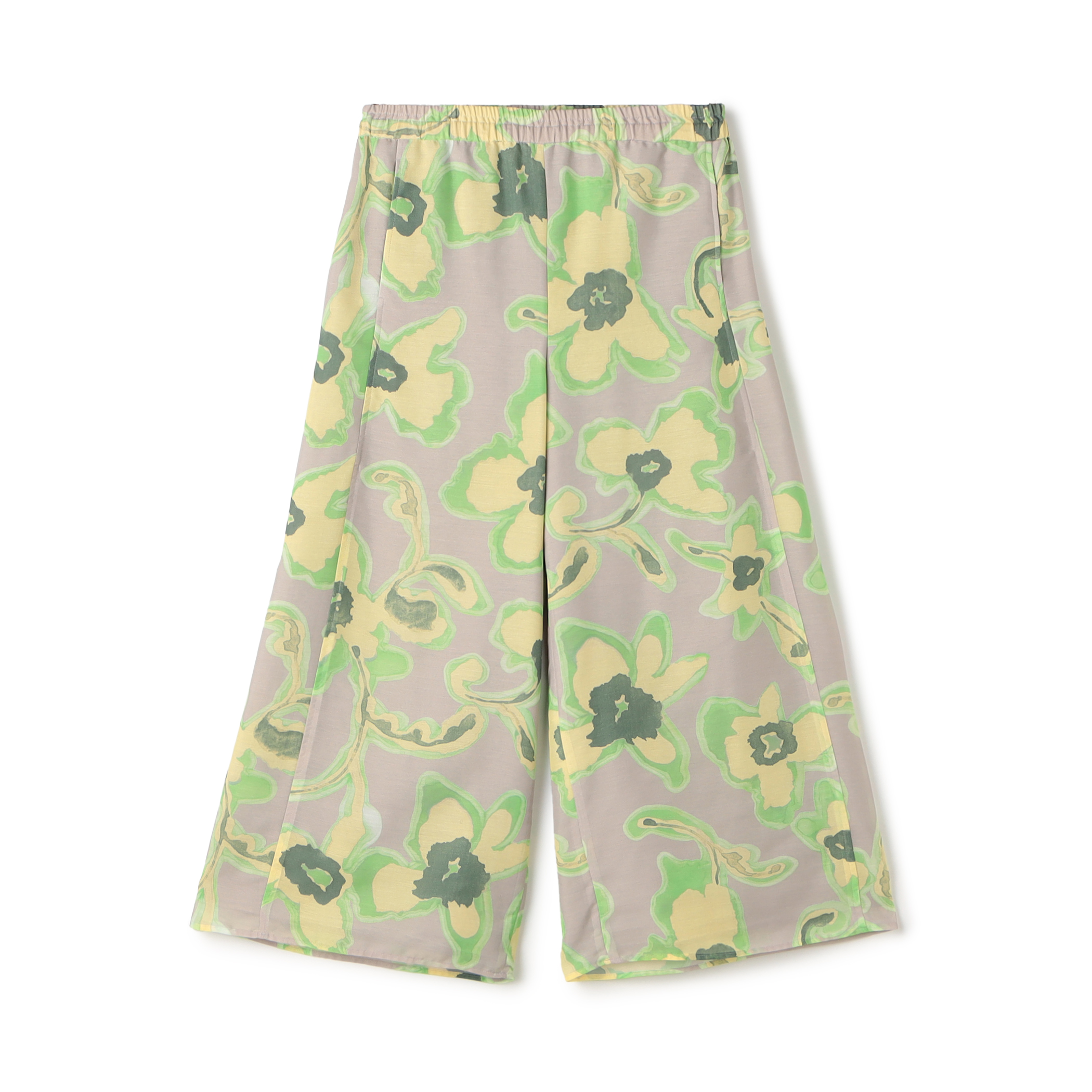 リリアンプリント ギャザーイージーパンツ