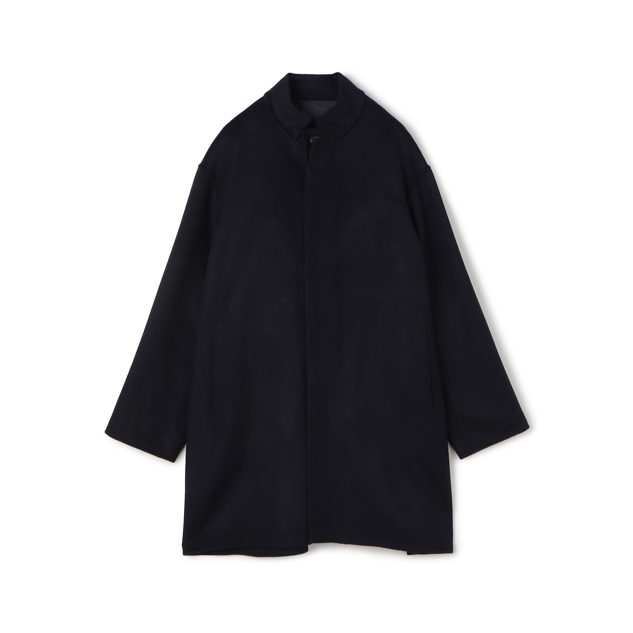カシミヤ ダブルフェイス スタンドカラー コート｜トゥモローランド