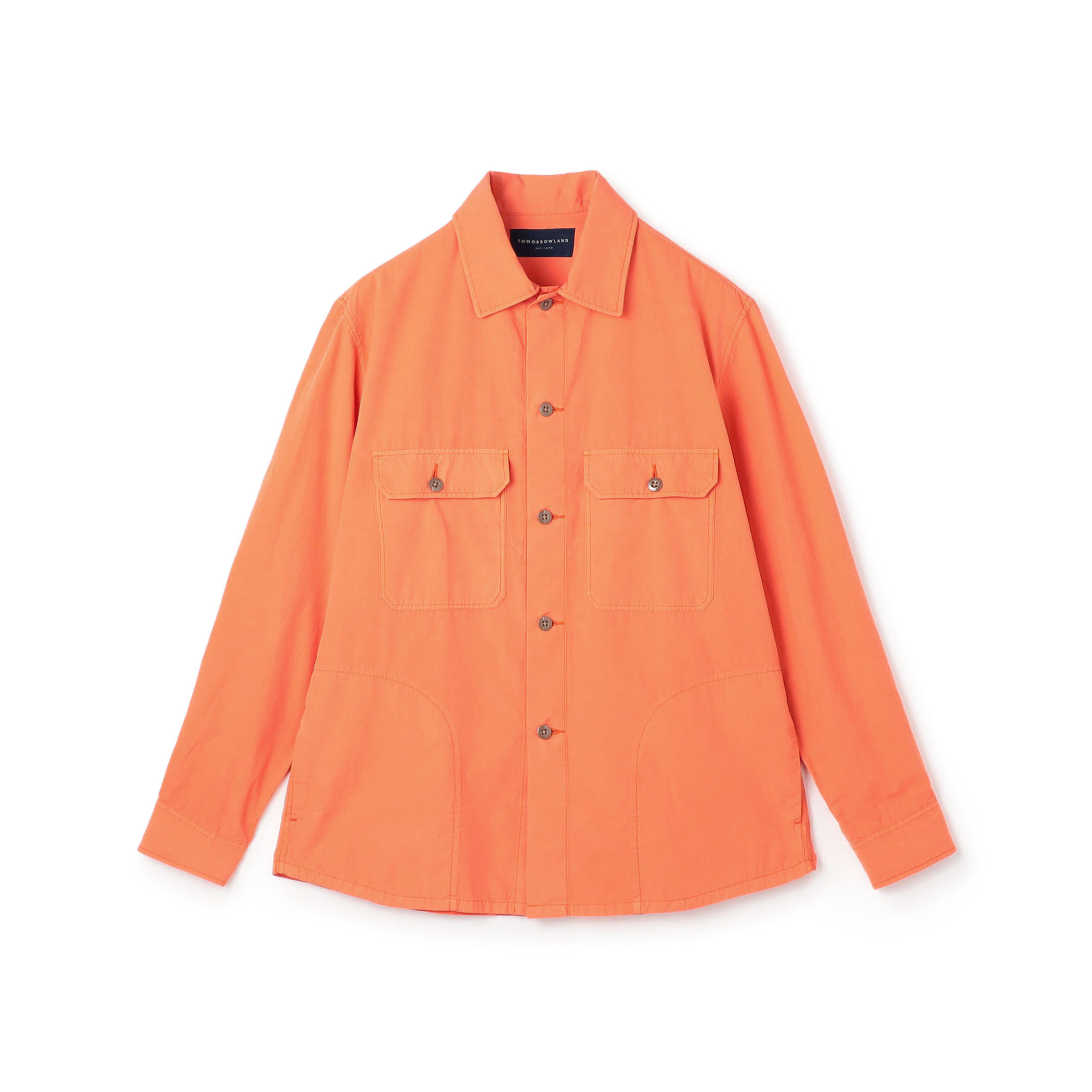 スビンコットン ダブルポケット シャツブルゾン