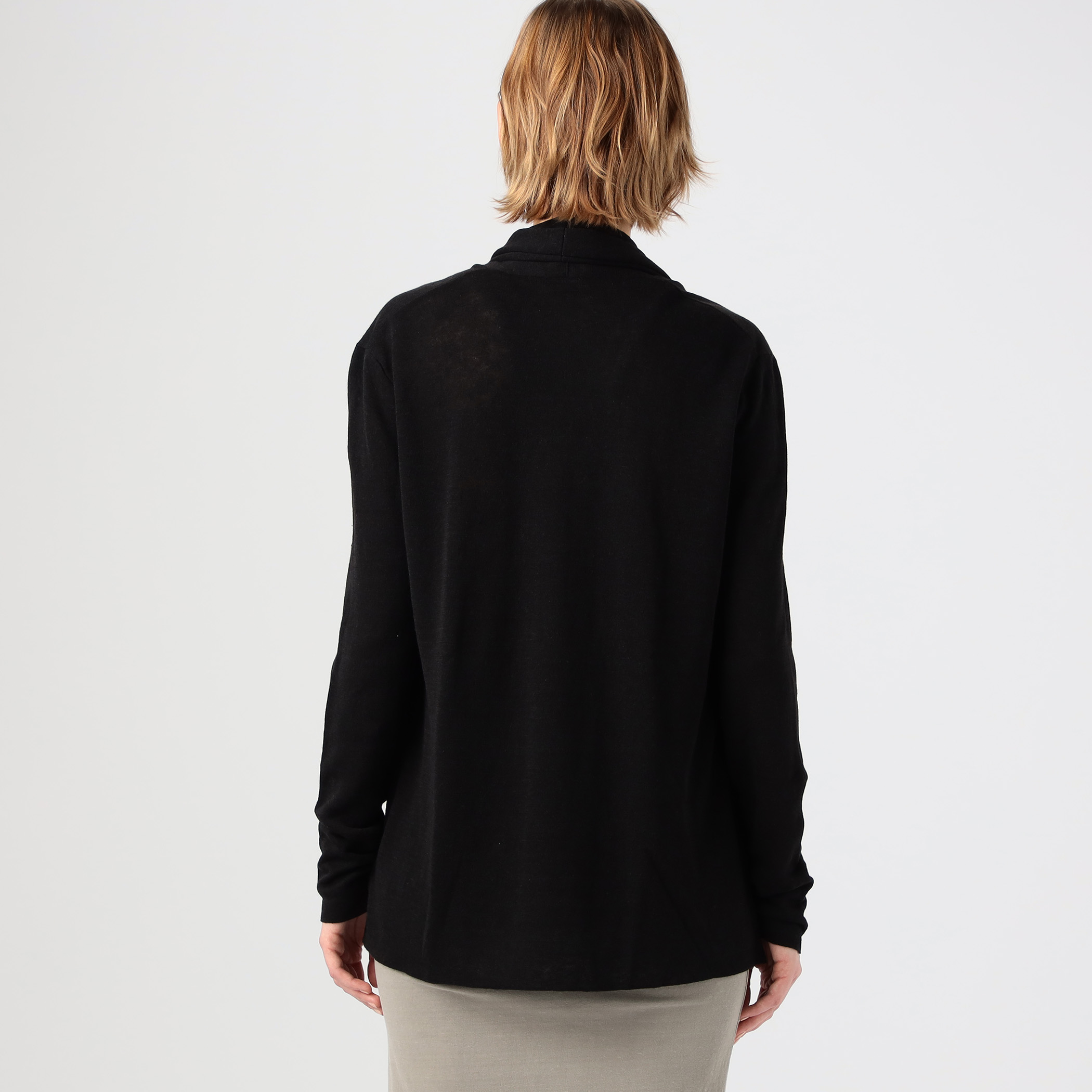 美品 ジェームスパース JAMESPERSEショールカラースウェットカーディガン The James 6-Ply Lambswool Shawl Cardigan | Billie Todd