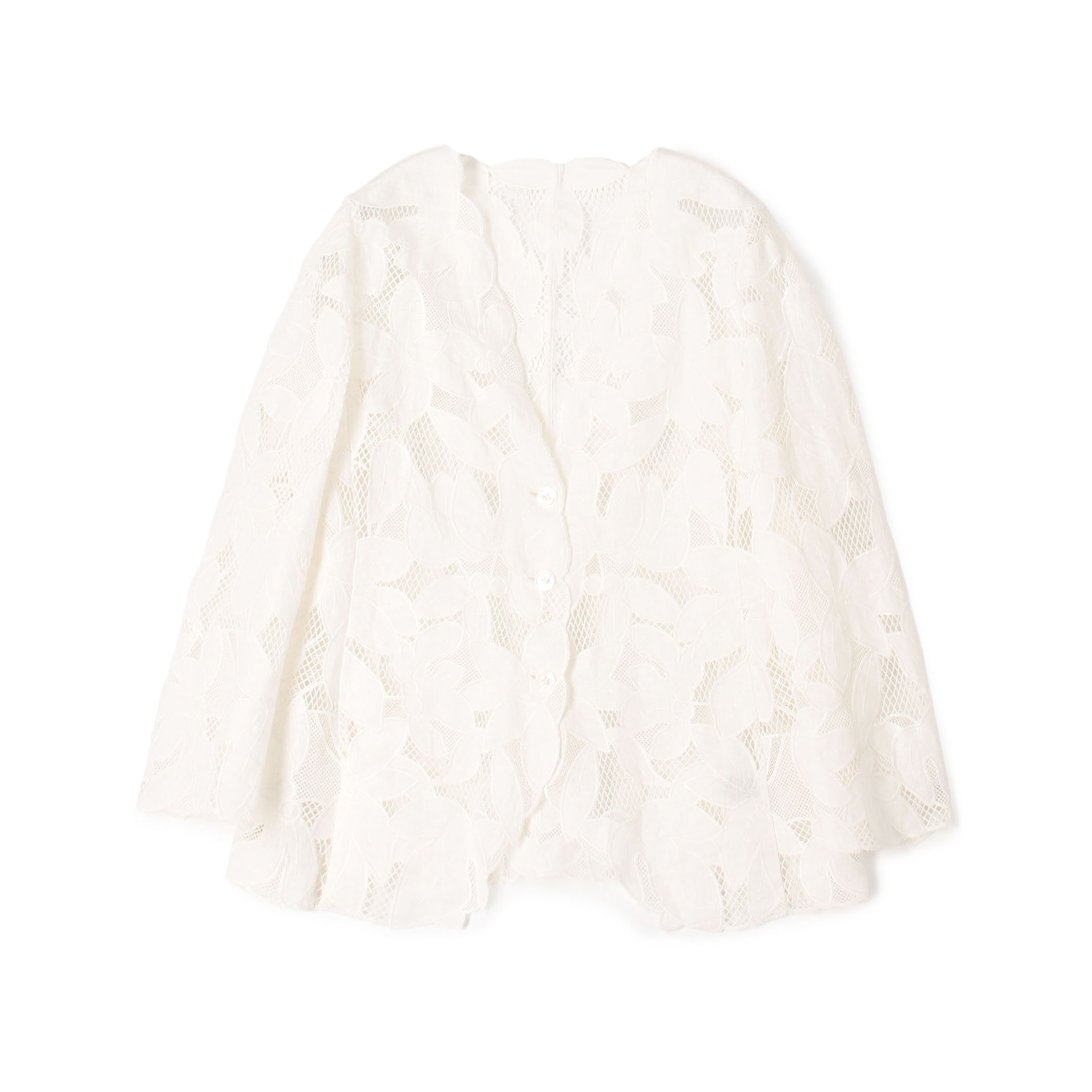 フィグリーフエンブロイダリー カラーレスジャケット