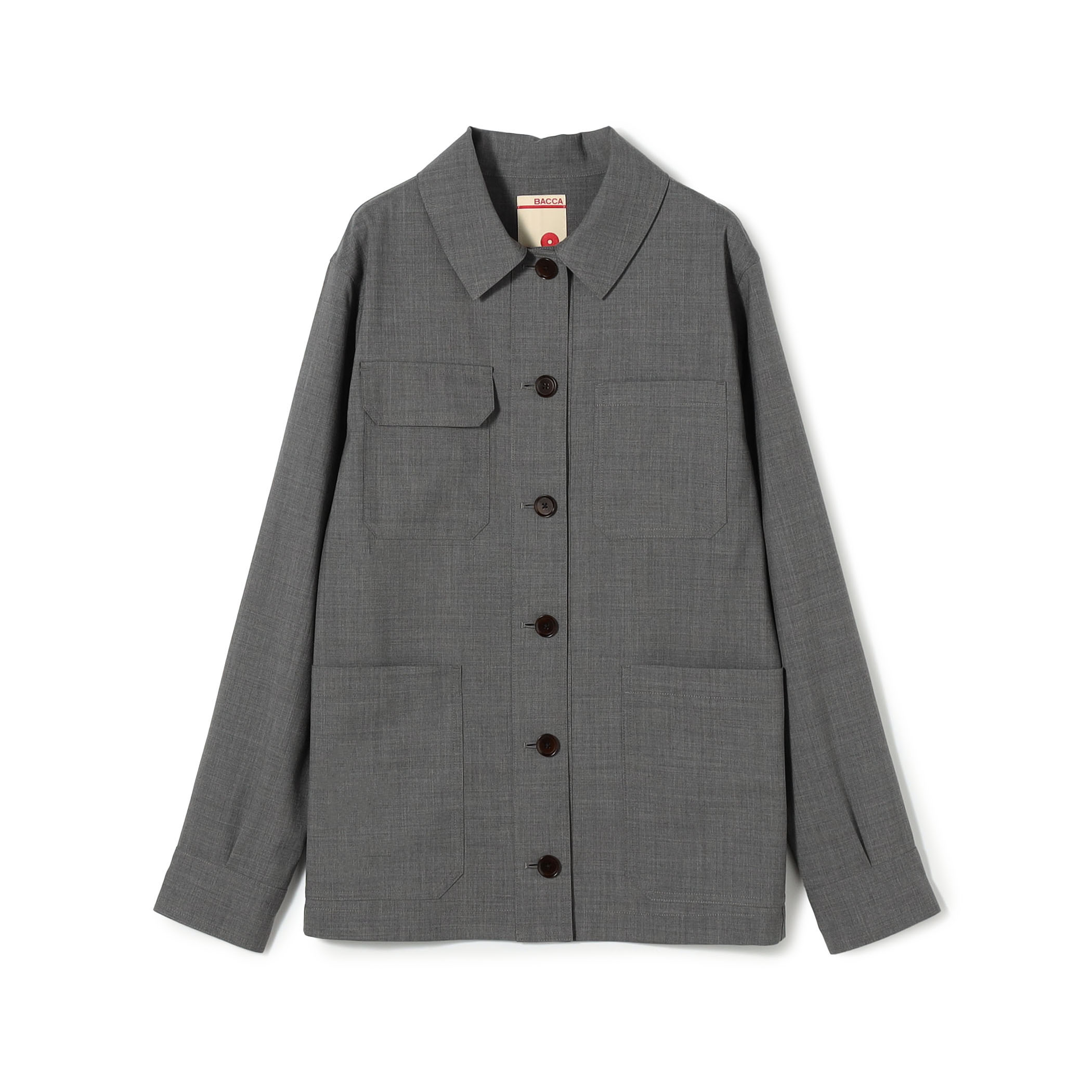 ウールトロピカル シャツジャケット