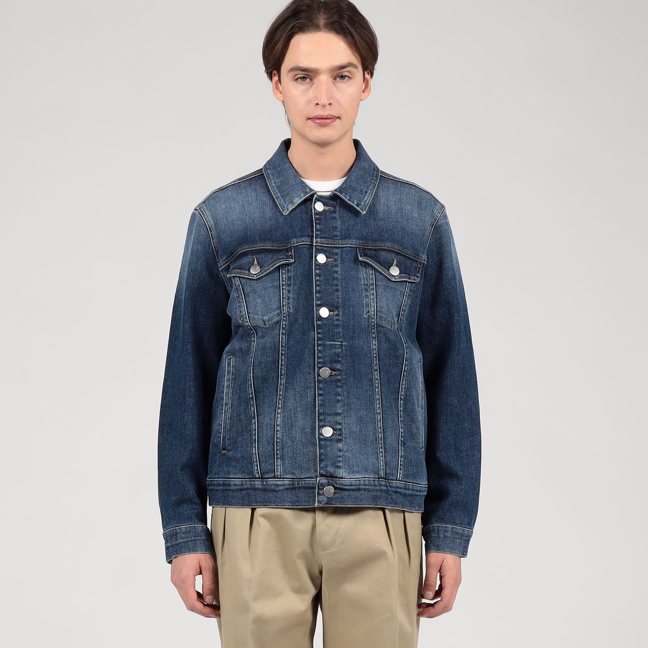 別注】PT TORINO ストレッチデニム トラッカージャケット 別注】PT TORINO ストレッチデニム トラッカージャケット