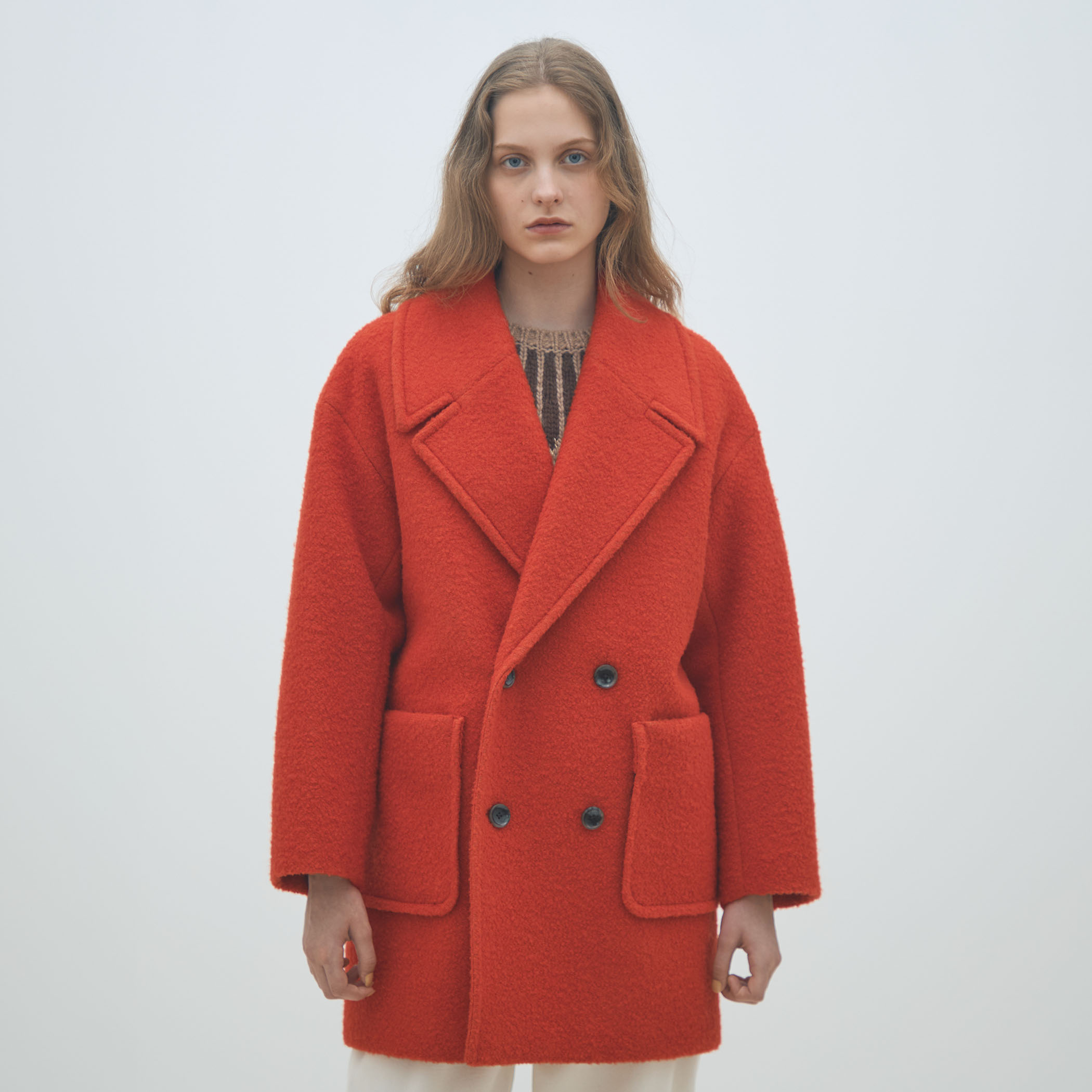 ブークレーボンディング ダブルブレストコート｜トゥモローランド 公式通販