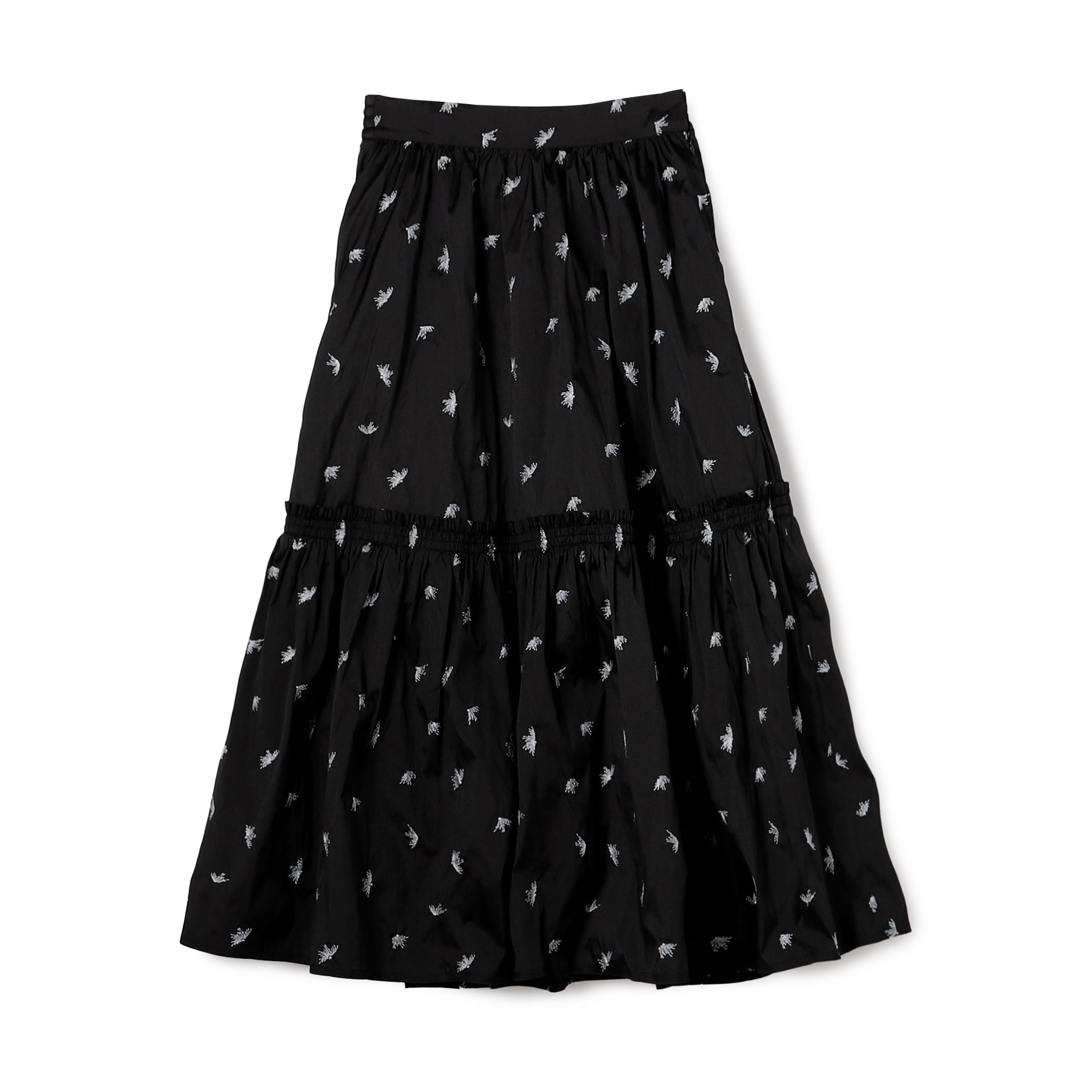 【別注】NE QUITTEZ PAS BLACK ロングスカート
