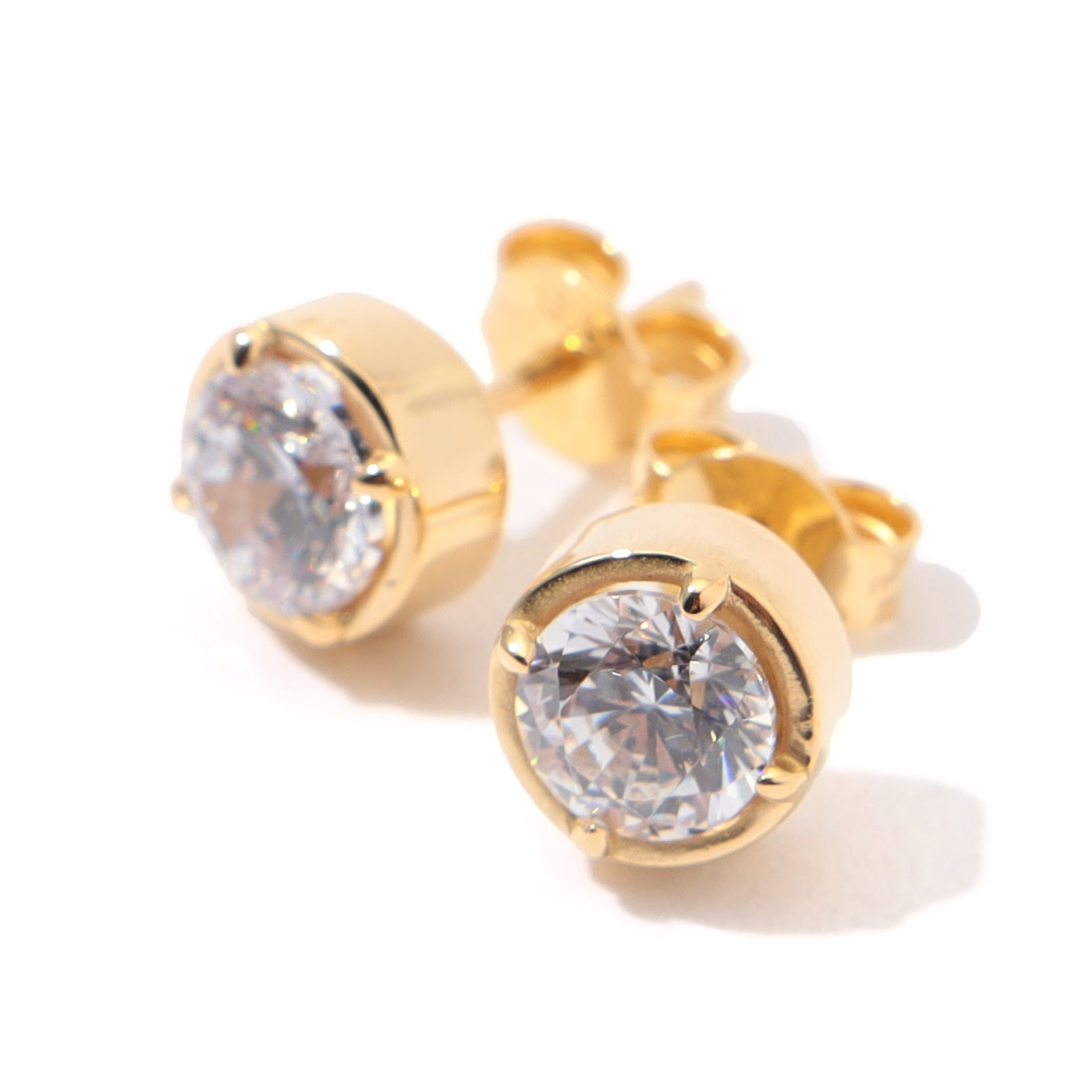 Hatton Labs Round Stud Earrings イヤリング-