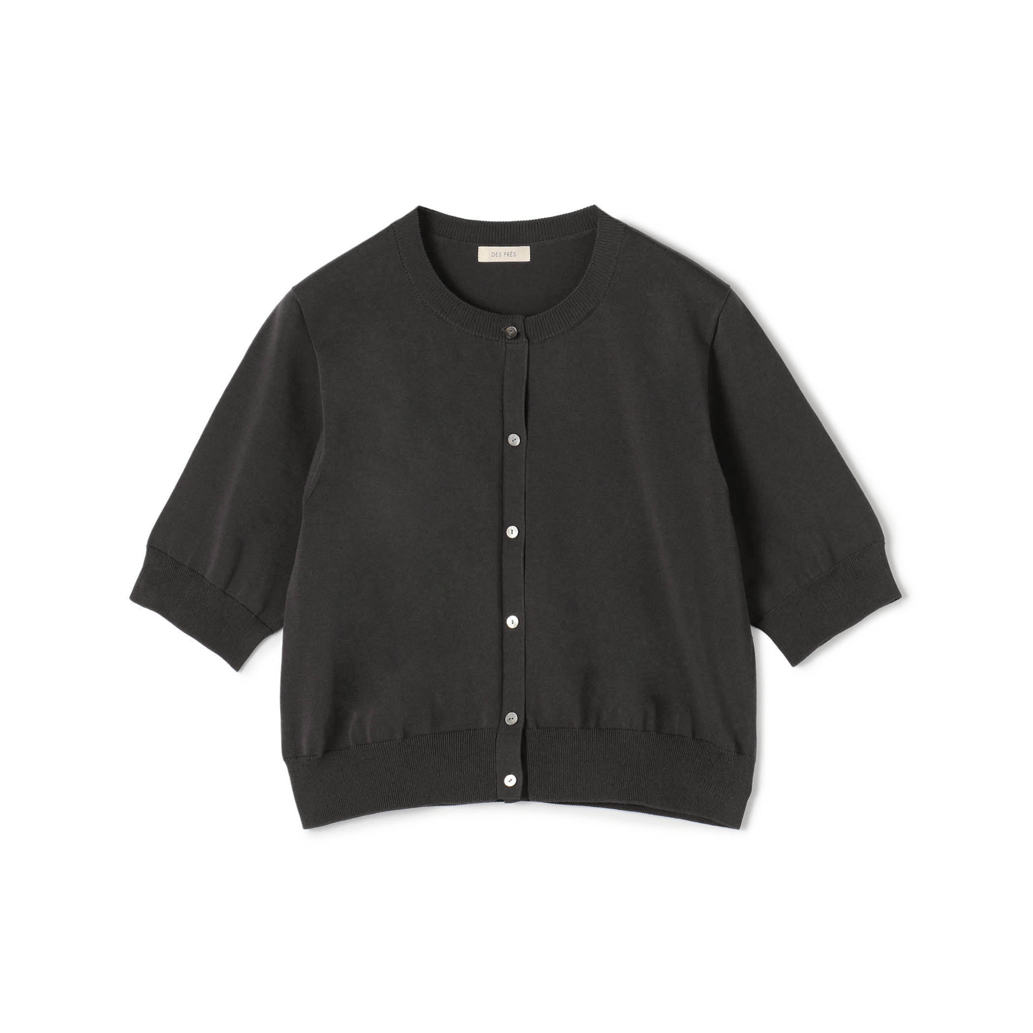 【WEB先行予約】ドライコットン ハーフスリーブカーディガン
