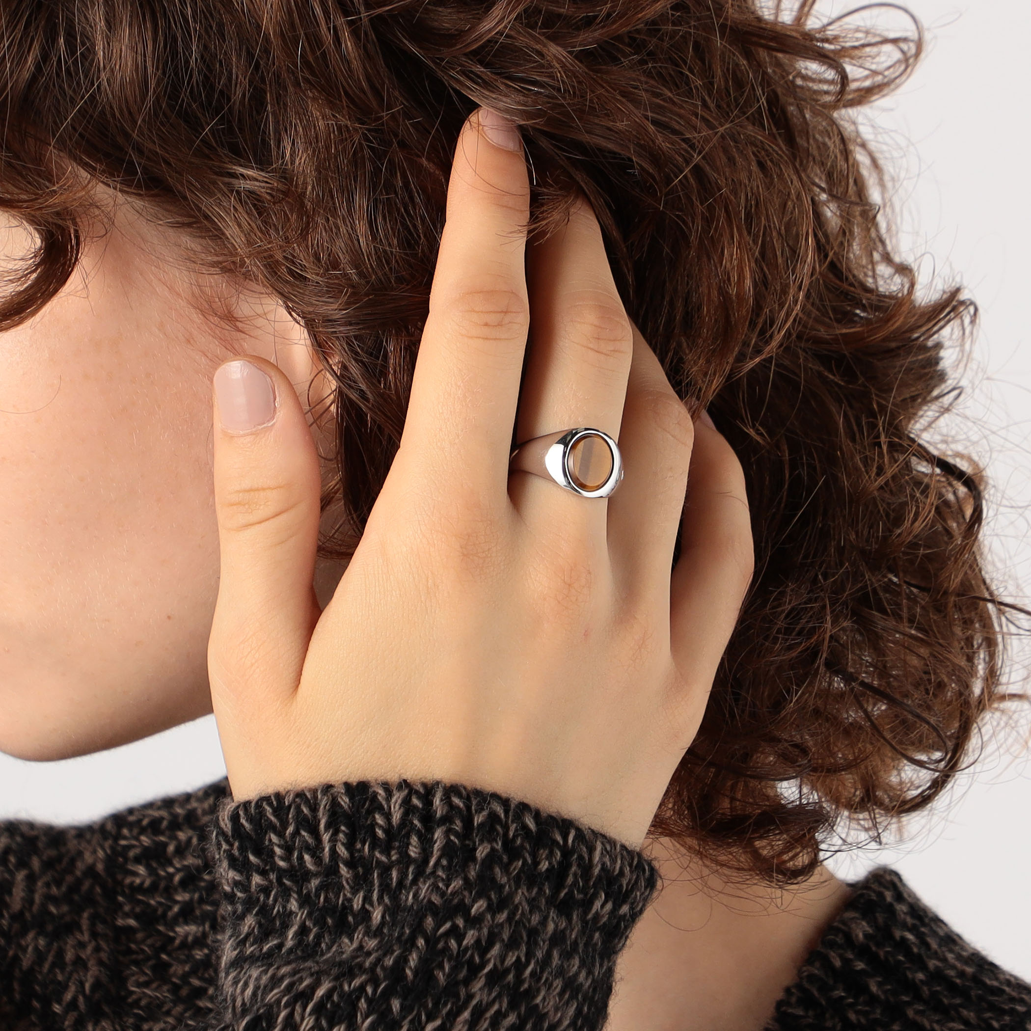 TOM WOOD Kim Ring Tiger Eye｜トゥモローランド 公式通販