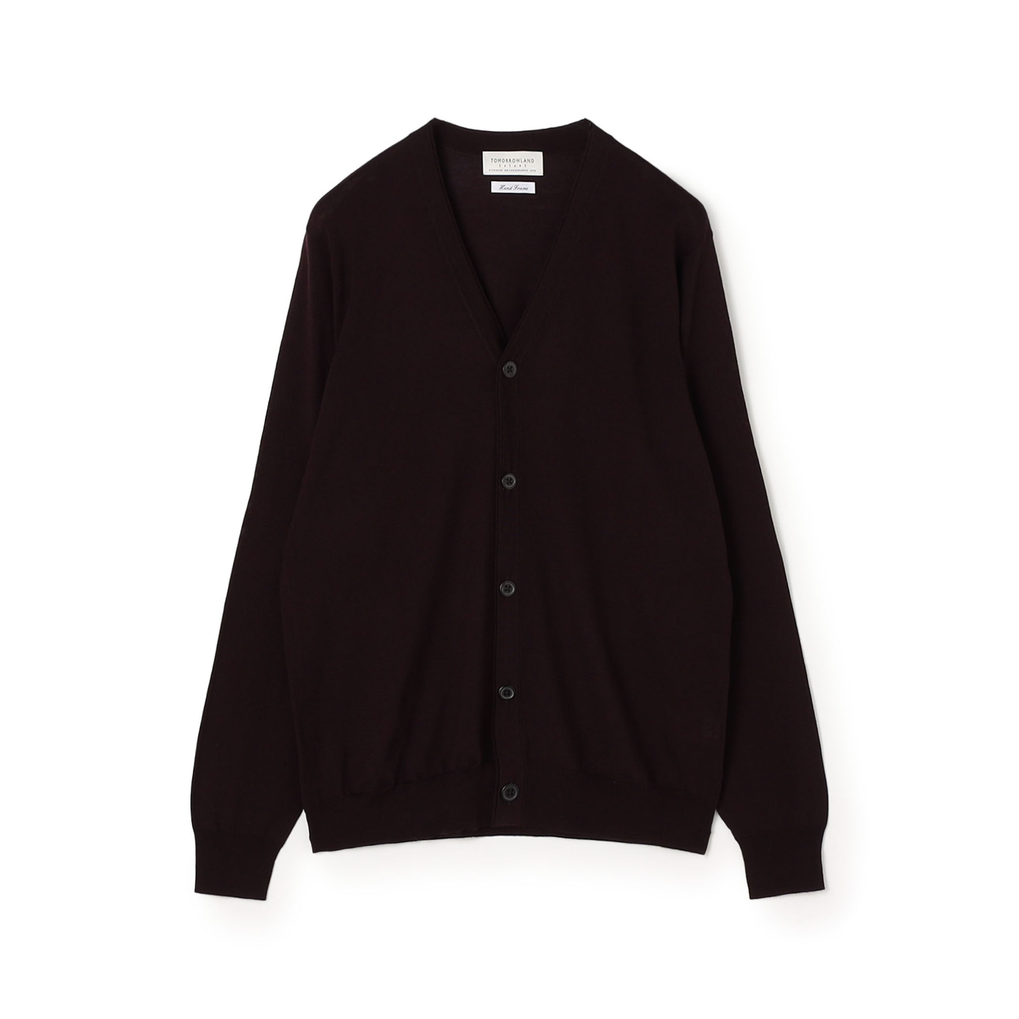 TOMORROWLAND tricot スーパーファインメリノウール Vネックカーディガン S-WOOL