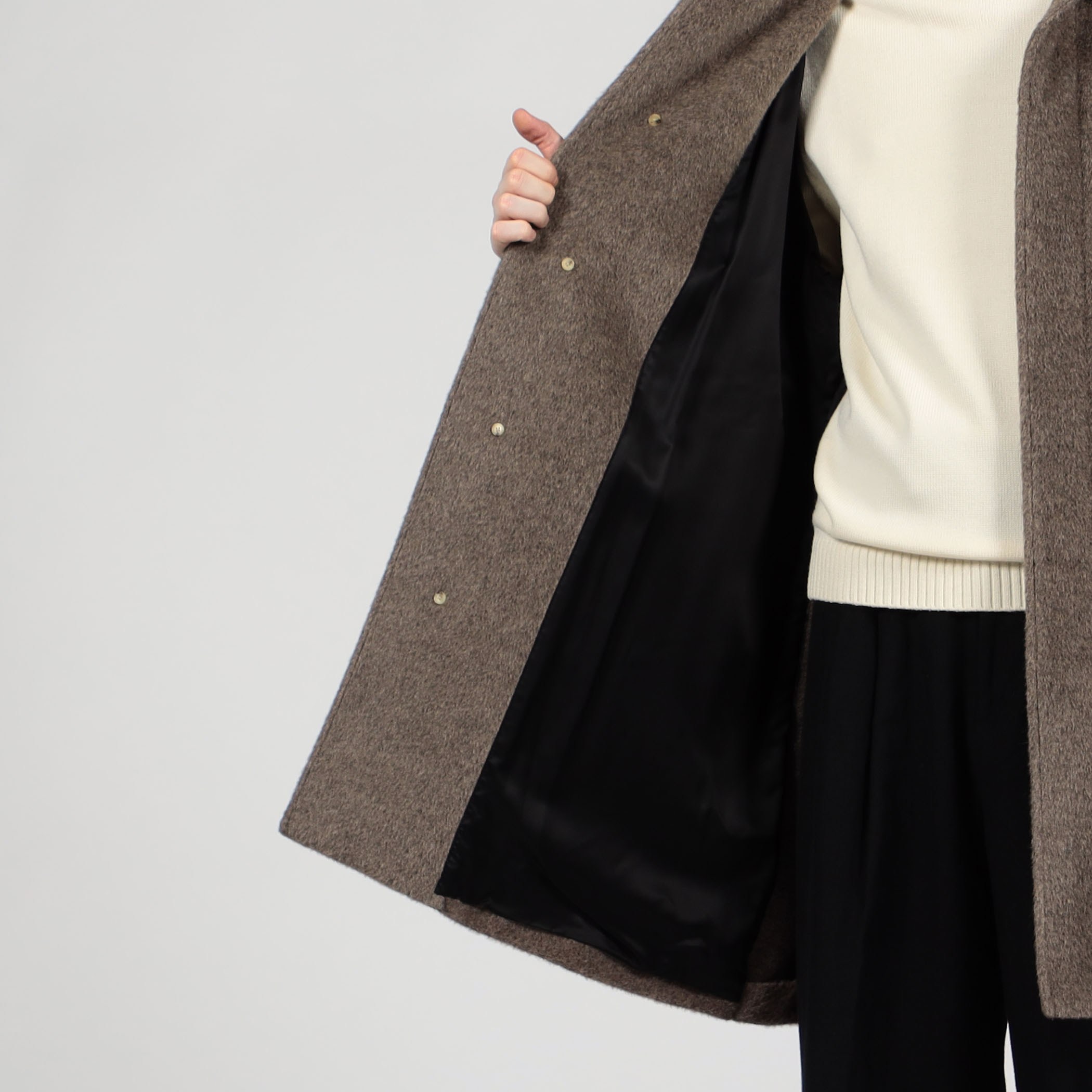 別注】The CLASIK SHORT MAC COAT DORMEIUL LUXURY OVERCOATINGS