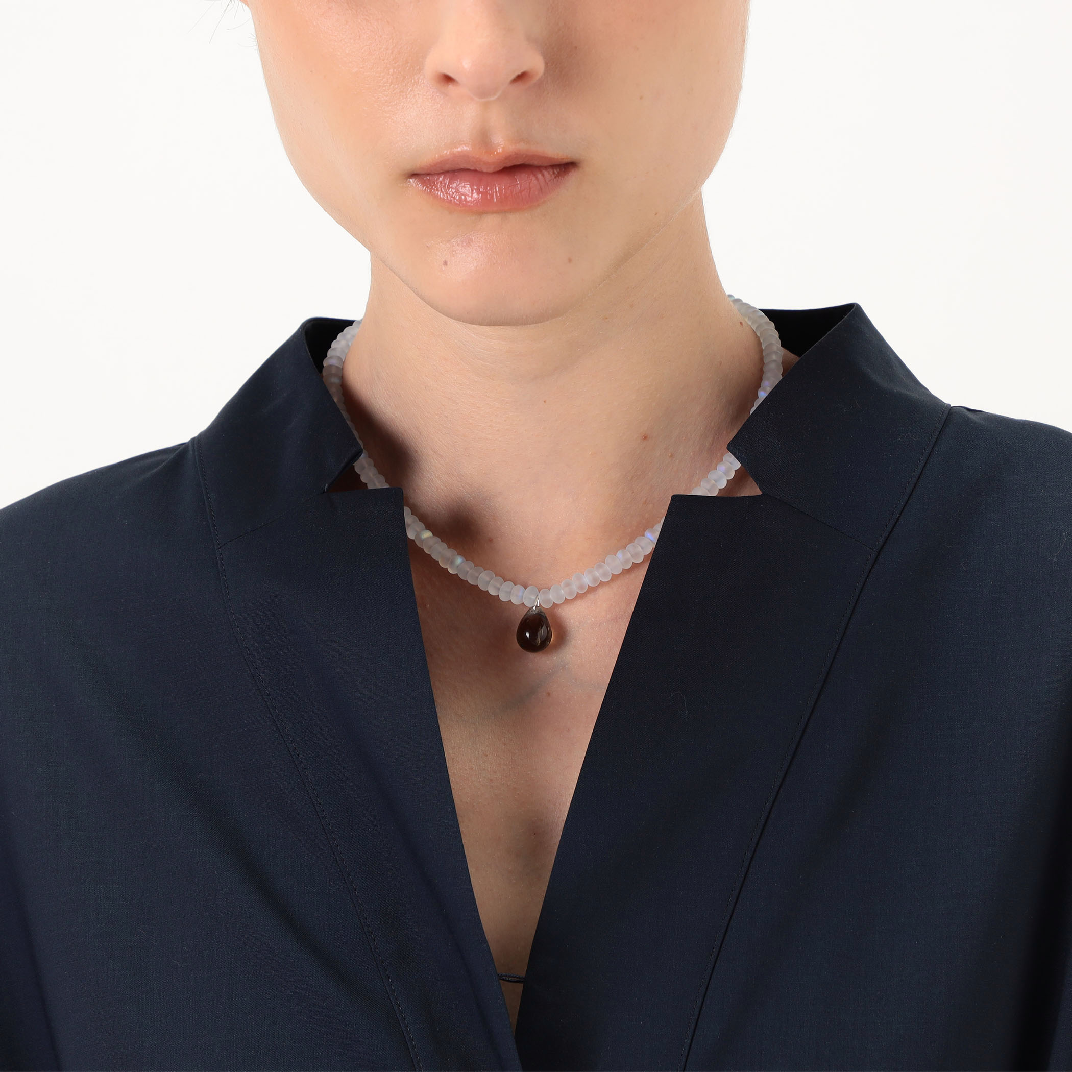 別注】Sisi Joia CRISTAL Smokey DROP ネックレス｜トゥモローランド