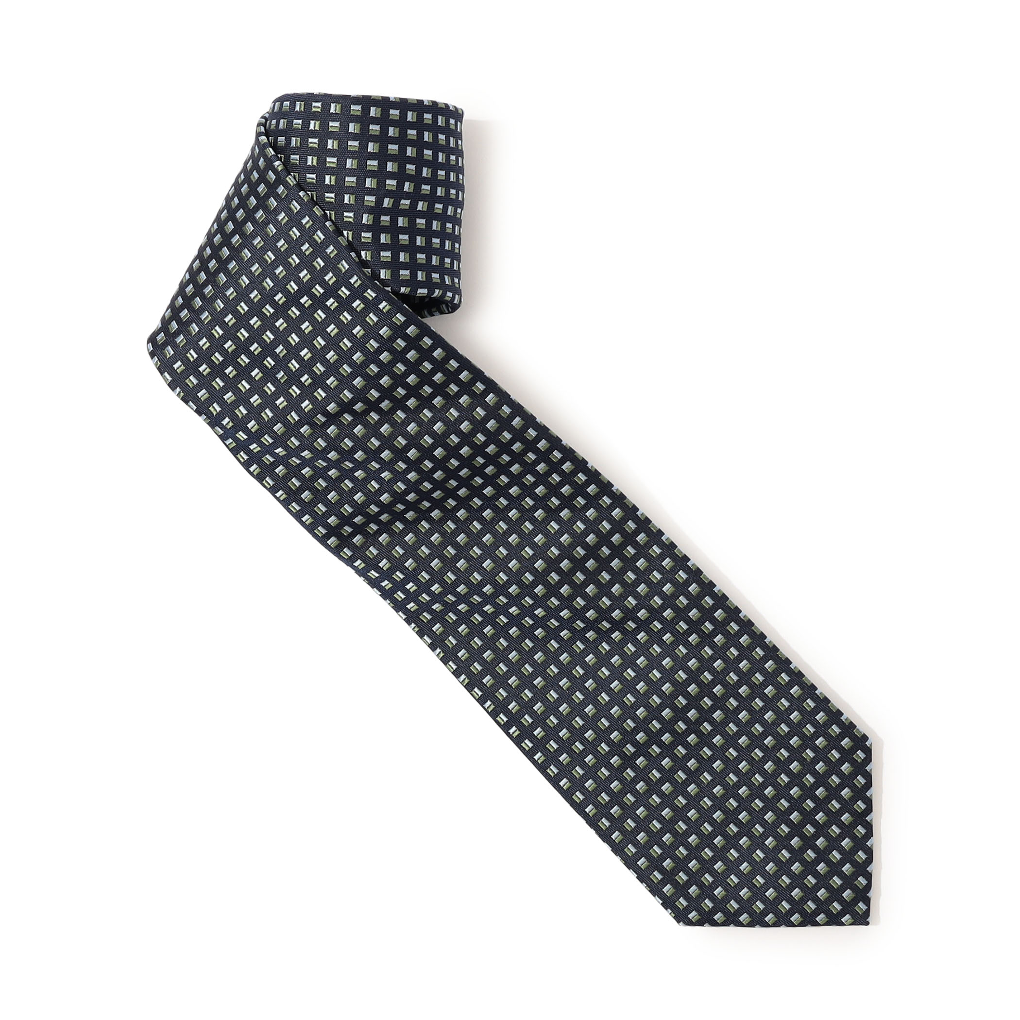 TOMORROWLAND シルクジャガード 小紋柄ネクタイ