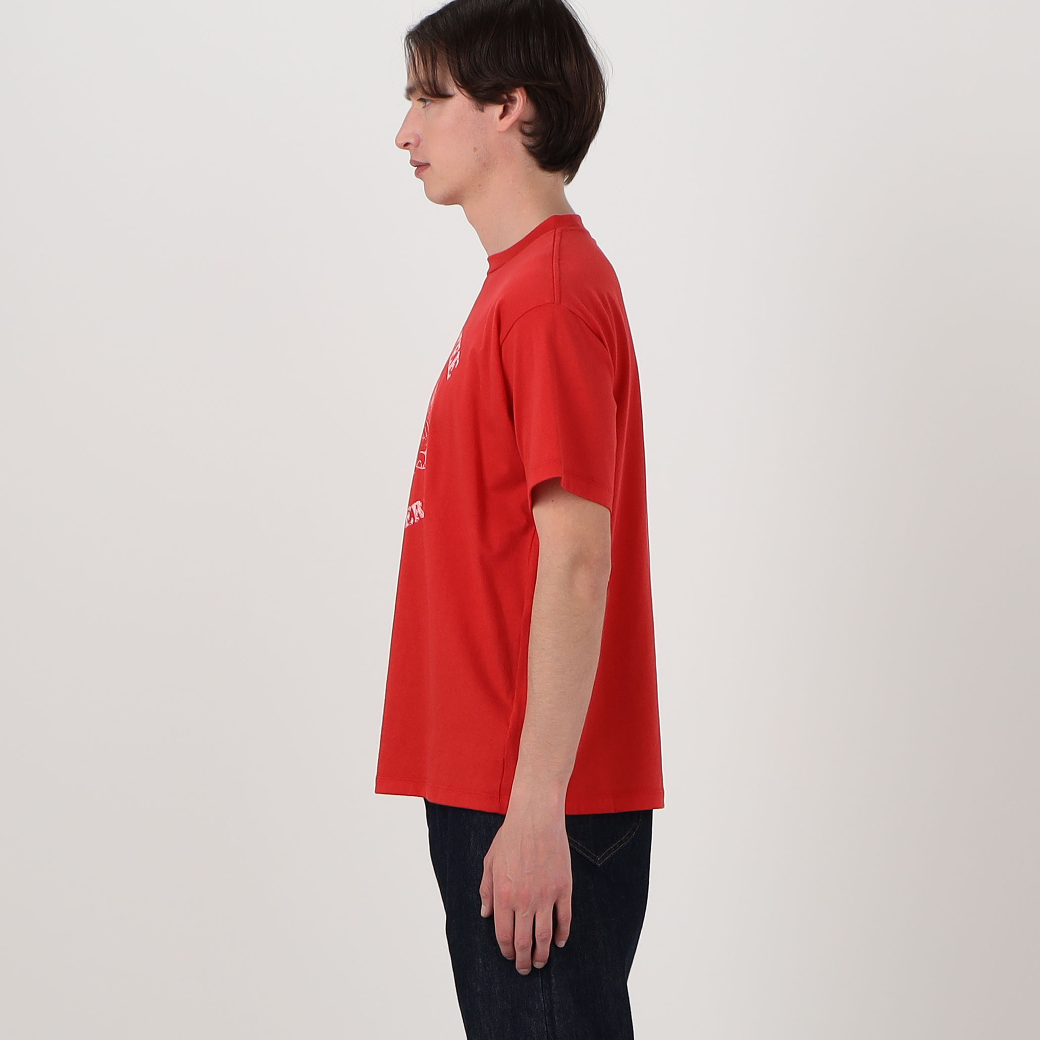 MAATEE&SONS コットンプリント ハーフスリーブTシャツ