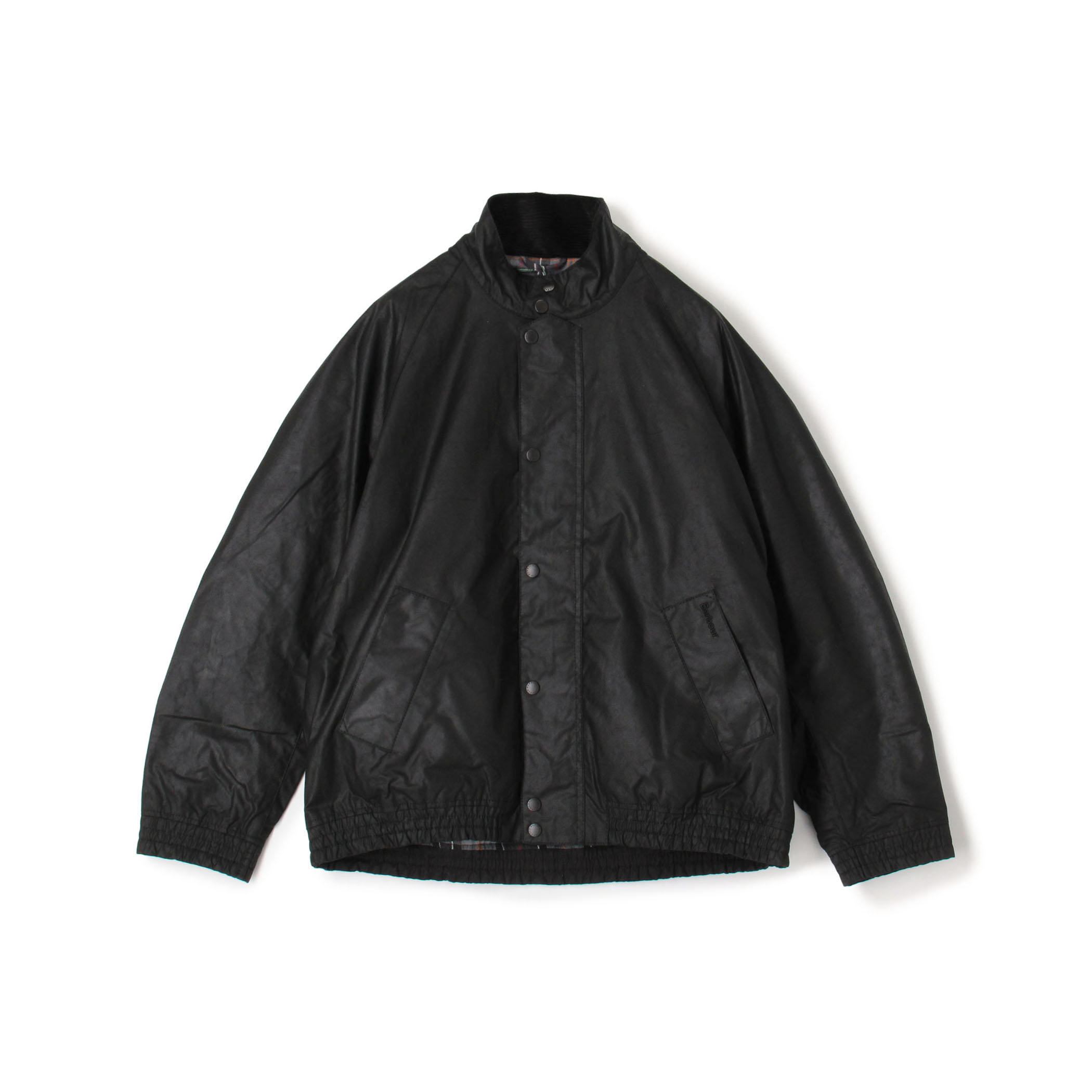 Barbour TRANSPORT コットン スタンドカラー ワックスジャケット