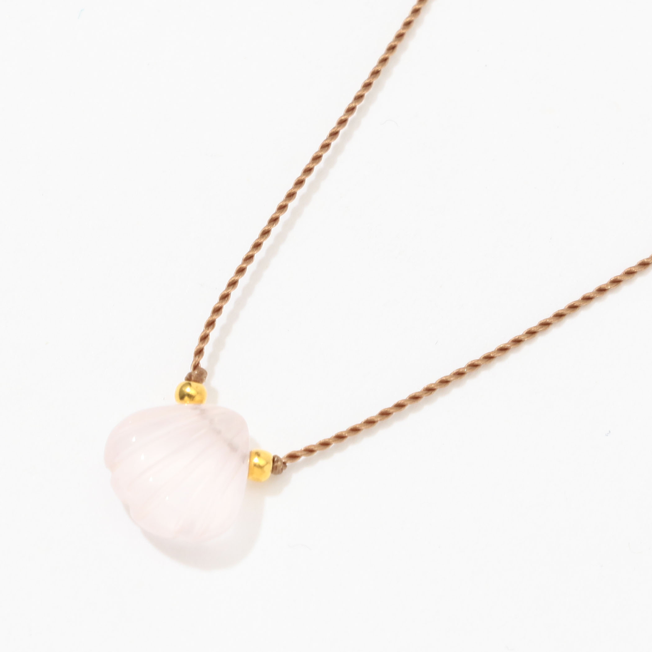 SEE REAL FLOWERS CLAM SHELL AMULET ネックレス｜トゥモローランド