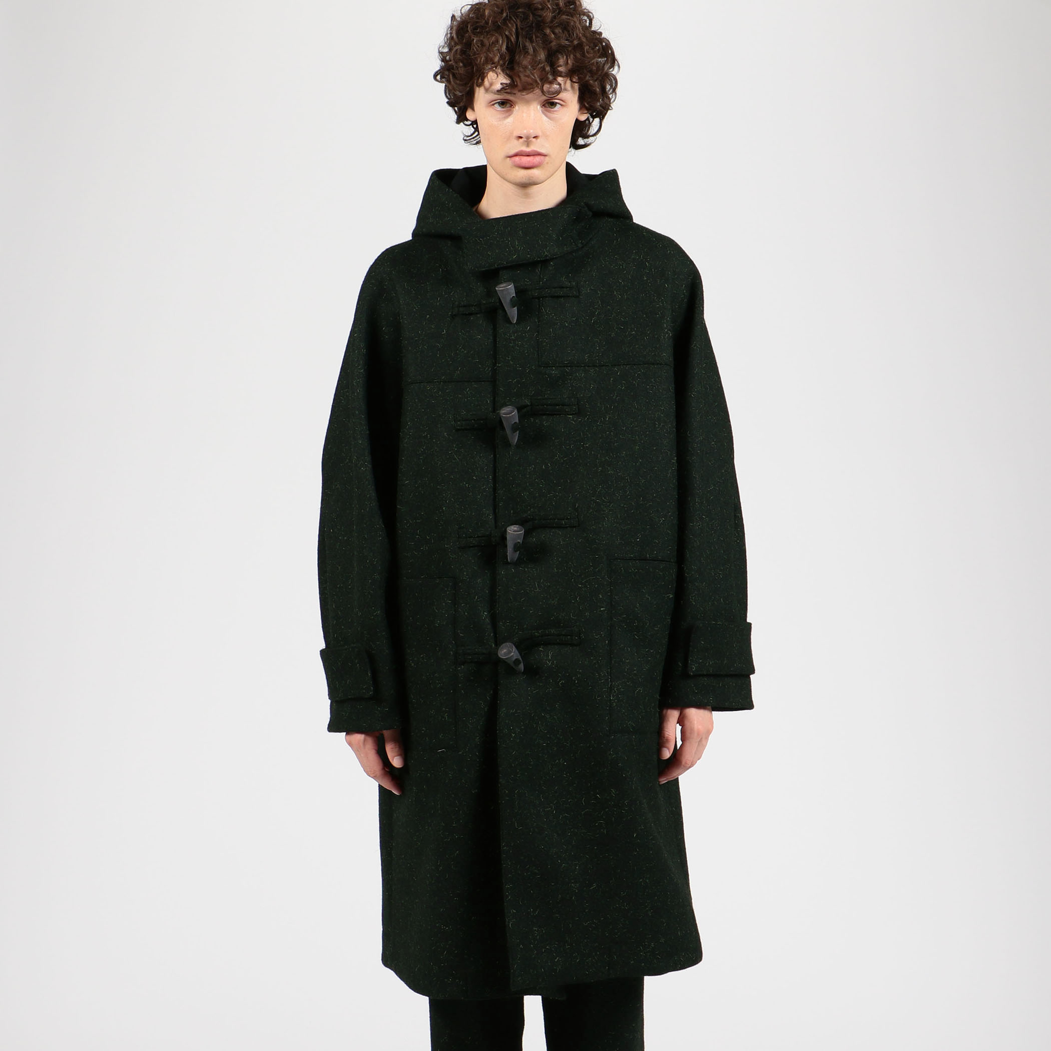 OVERCOAT YOKE SLEEVE WOOL DUFFLE COAT｜トゥモローランド 公式通販