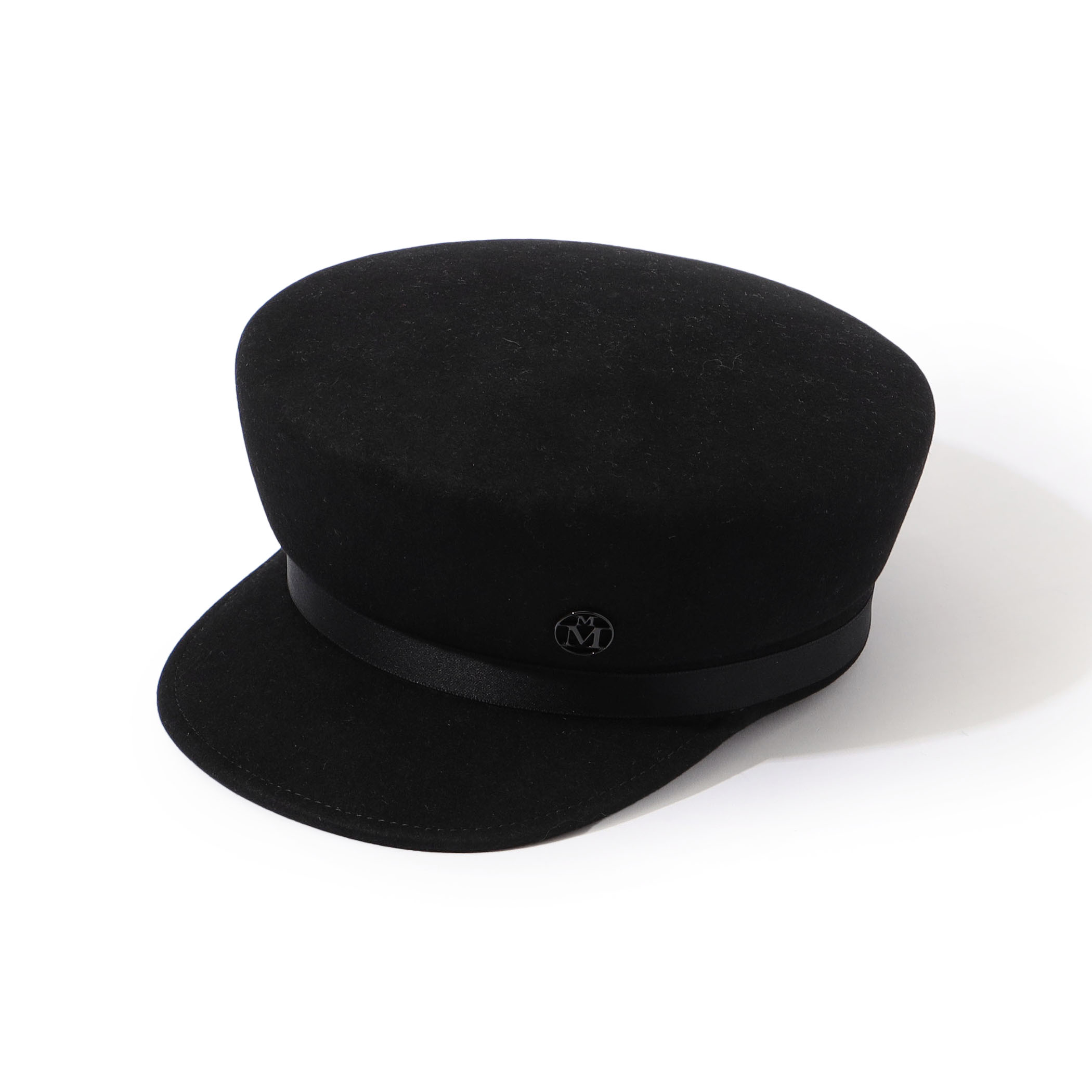 MAISON MICHEL Abby silky bow on wool felt cap｜トゥモローランド