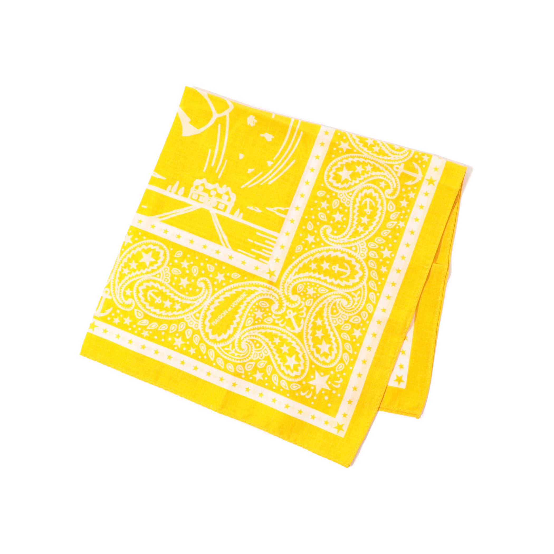 MAISON et VOYAGE コットン バンダナ