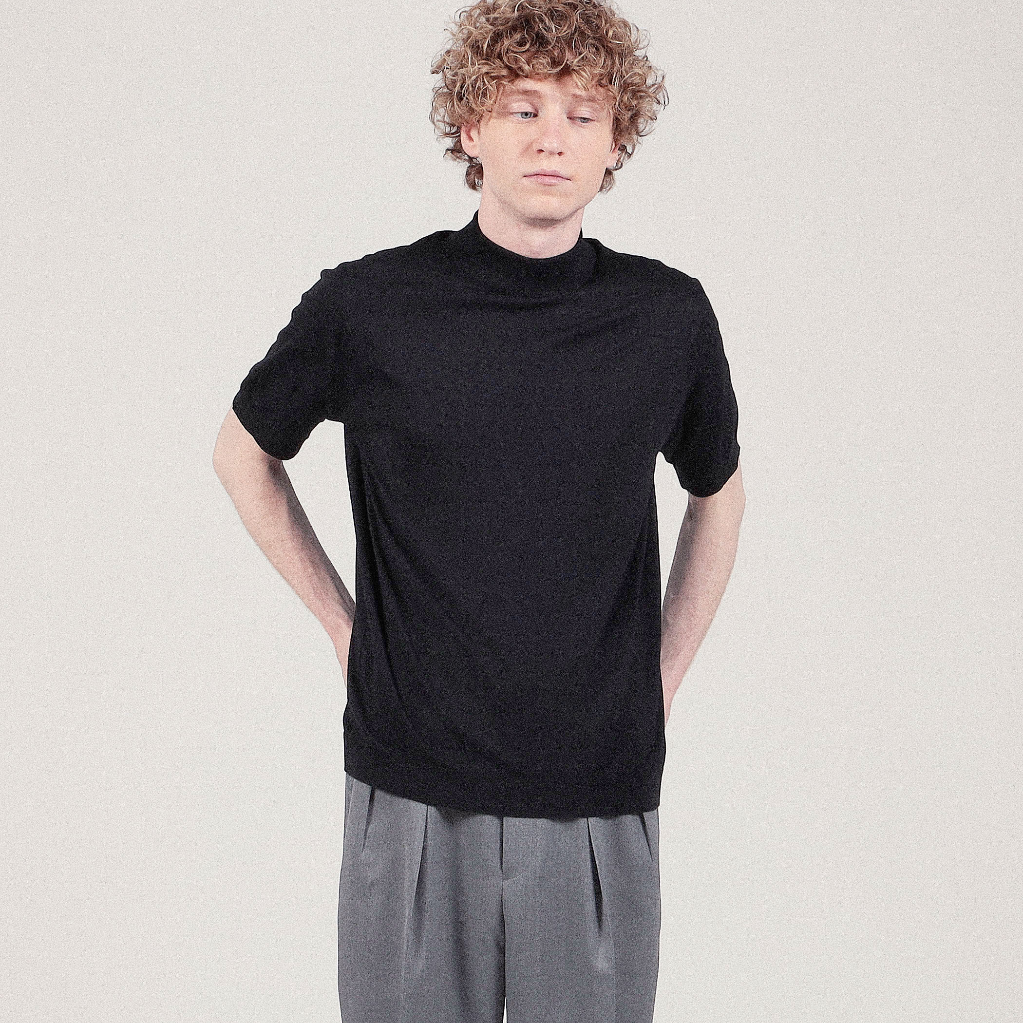John moonlight 　Smedley モックネック コットン M JOHN SMEDLEY｜ジョンスメドレー日本公式
