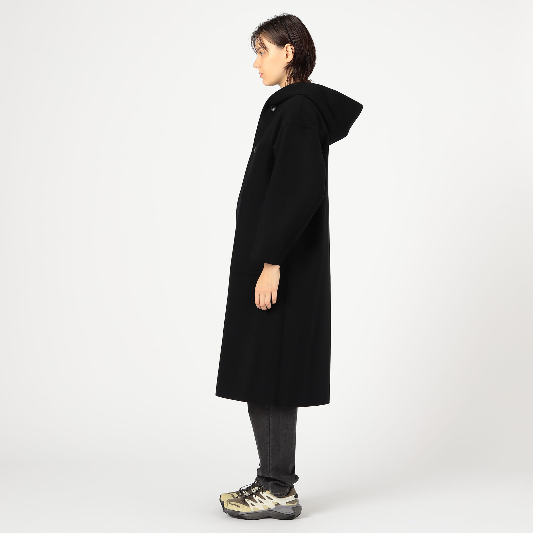 HYKE MELTON HOODED COAT｜トゥモローランド 公式サイト