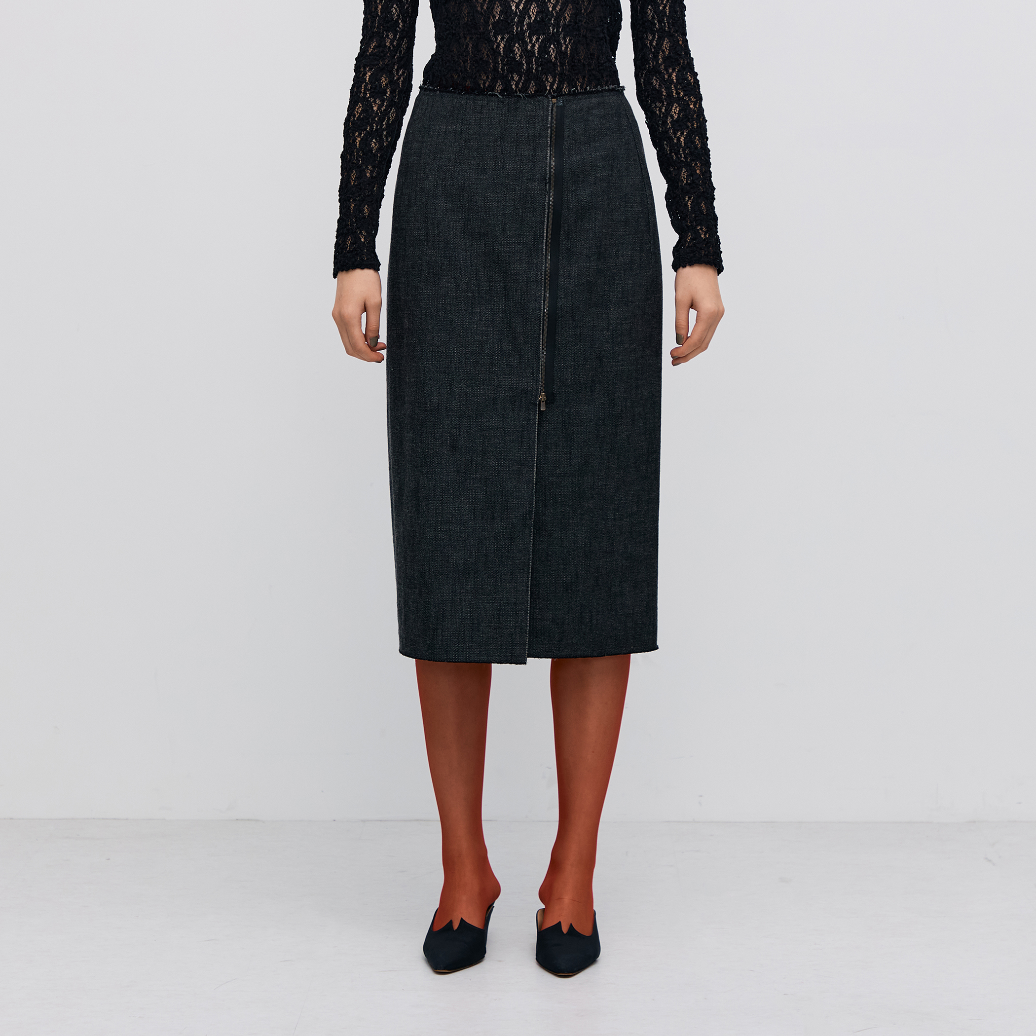 ヘリンボーンツイード タイトスカート｜トゥモローランド 公式通販