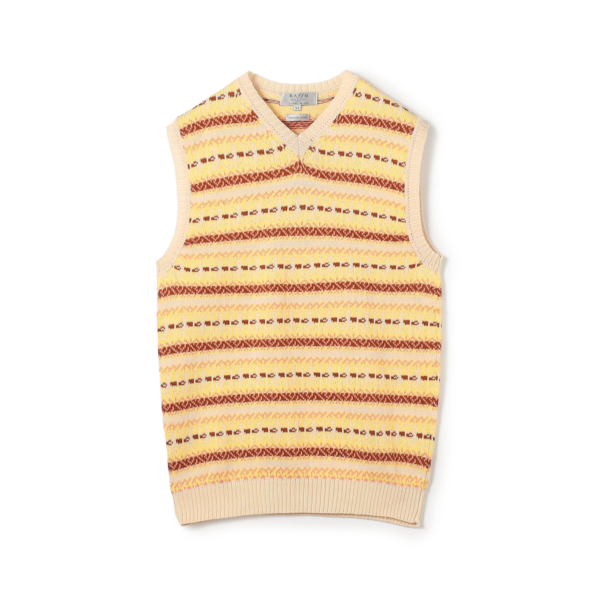 【別注】Raffa Molina コットン ニットベスト